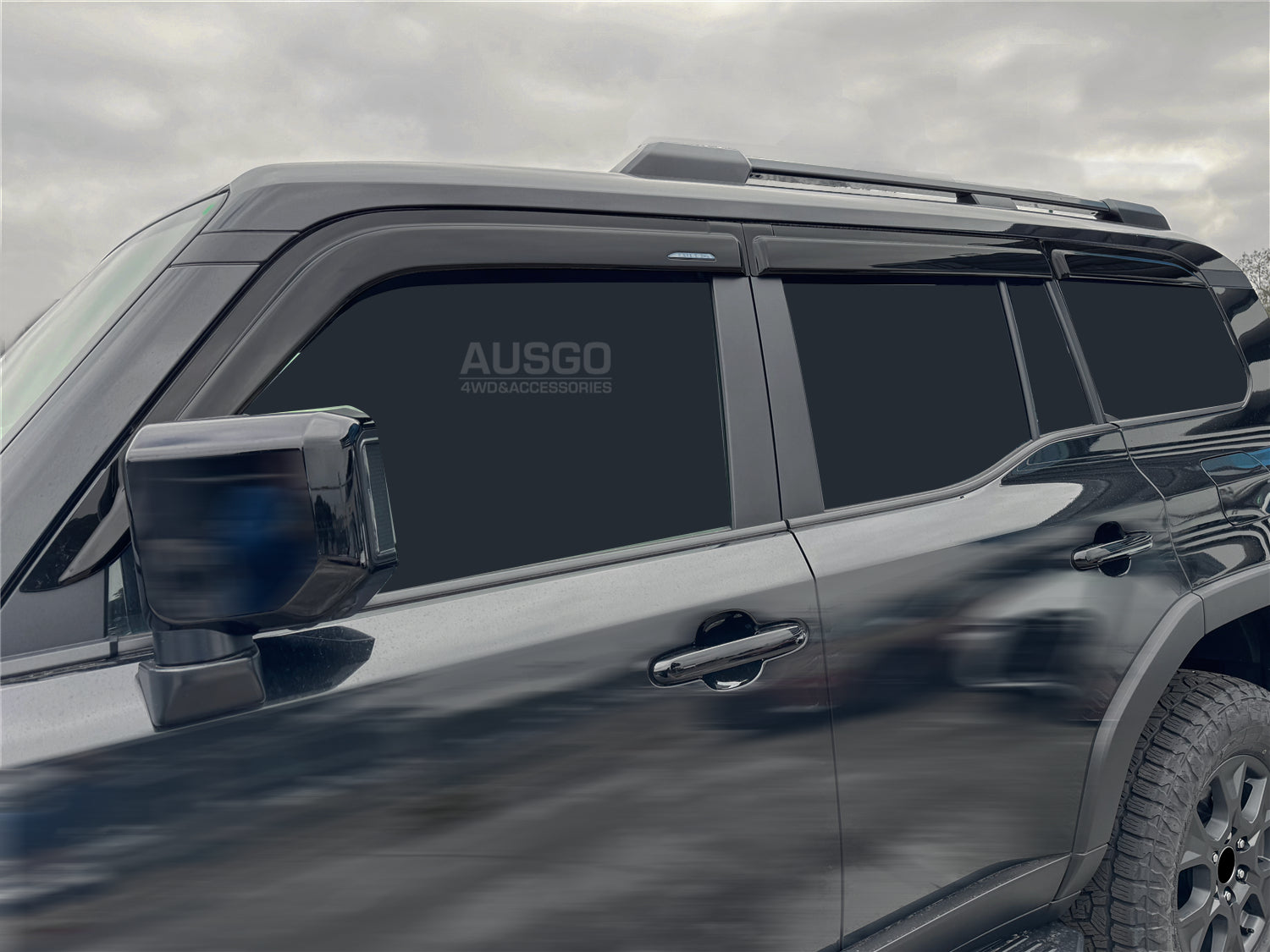 Premium Weather Shields for Toyota LandCruiser Prado 250 Series (2024+) - Durable Rain Guards & Window Deflectors for All-Weather Protection & Off-Road Adventures