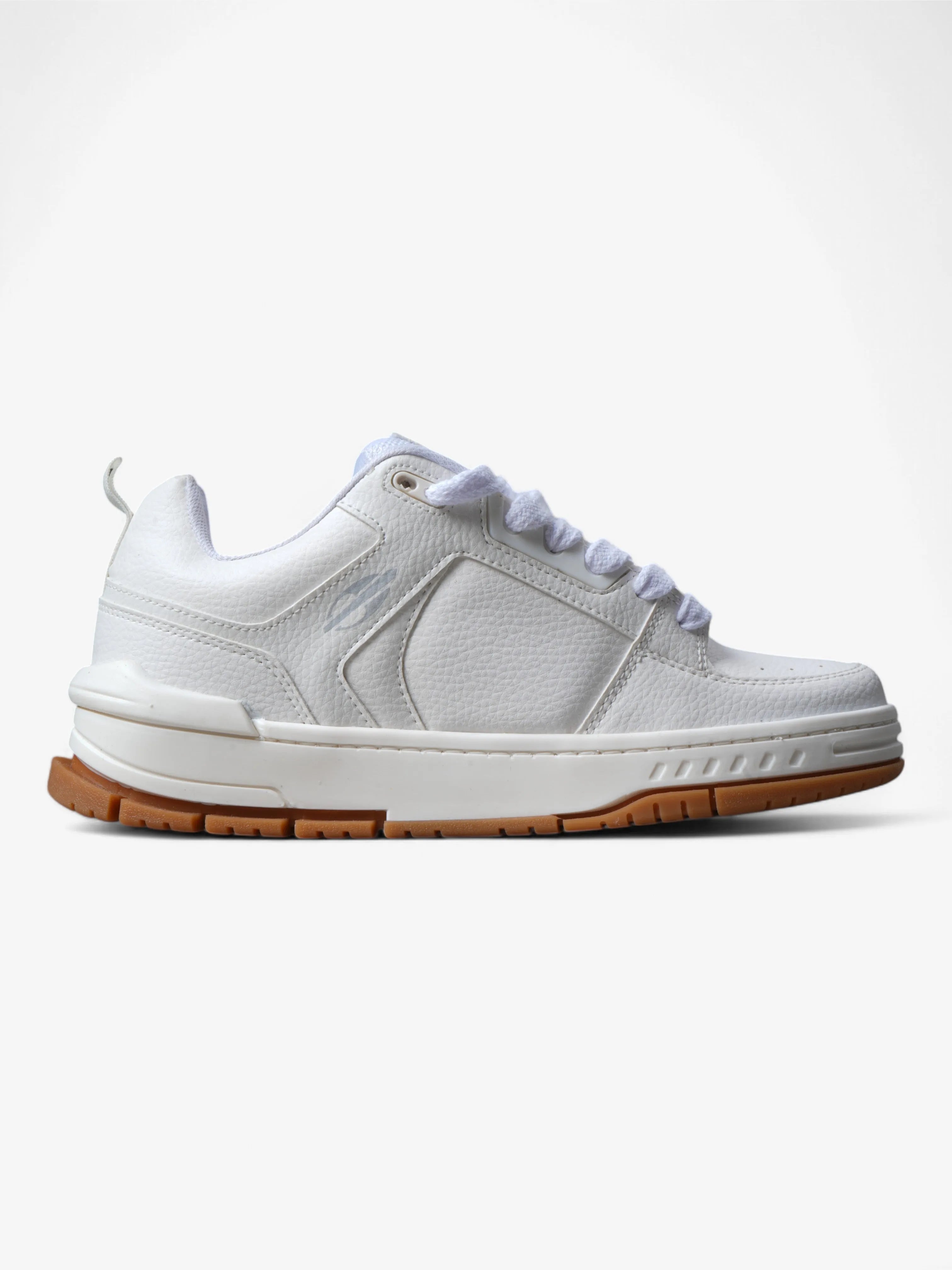 Mormaii Crest White Gum Sneakers - Men's Casual Shoes for Running, Walking & Everyday Wear | Lightweight & Comfortable
