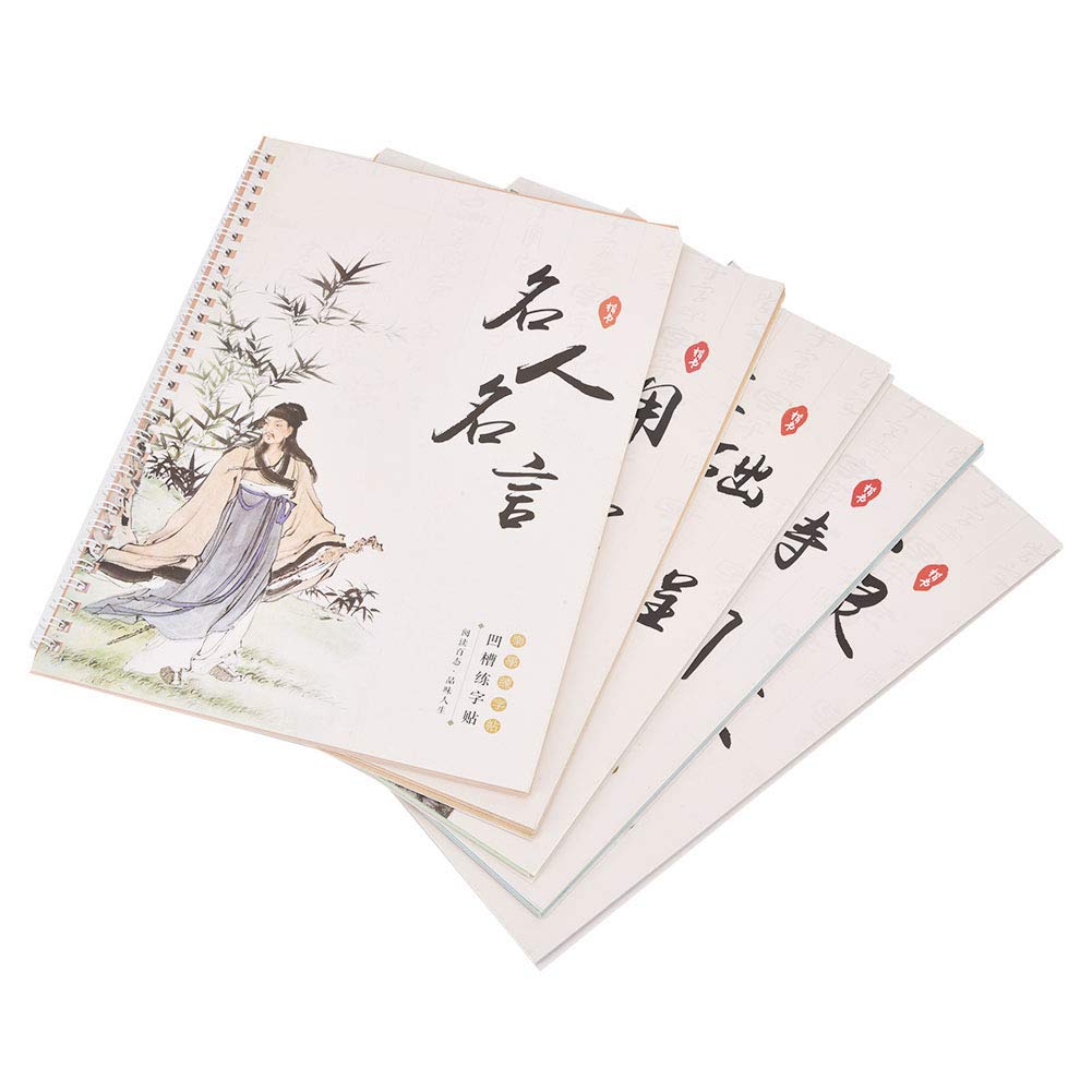 Premium Chinese Calligraphy Practice Set - Reusable Water Writing Mat for Kids & Adults - Learn Traditional Brush Calligraphy at Home, School or Office