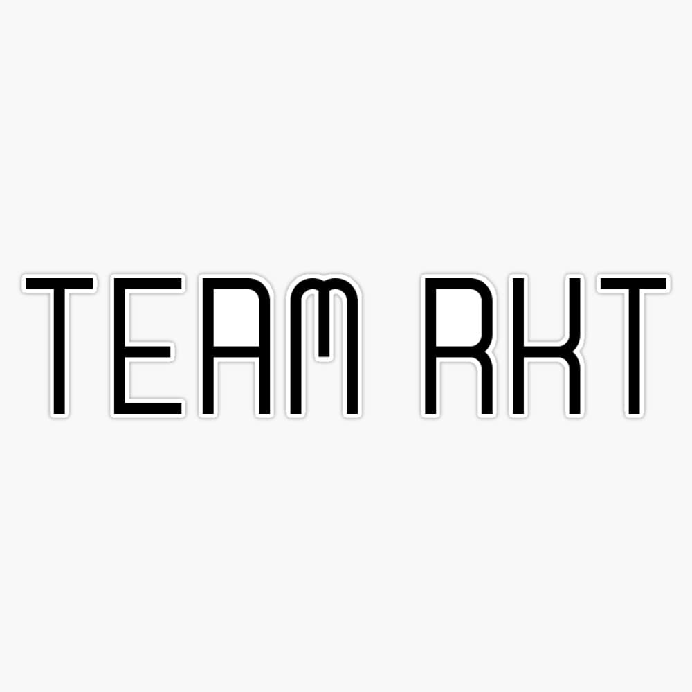 RKT Vinyl Decal Stickers - Waterproof, Durable Bumper Stickers for Cars, Laptops, Windows - 5 Inch Pack - Perfect for Personalizing Vehicles, Electronics & Home Decor