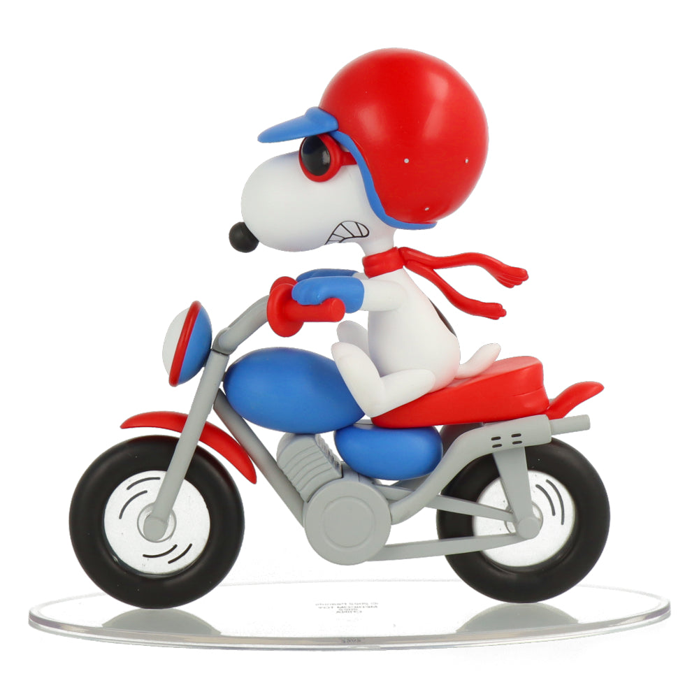 Peanuts Series 13 Motocross Snoopy Collectible Figurine - Premium UDF Vinyl Statue for Display, Gifts & Anime Fans