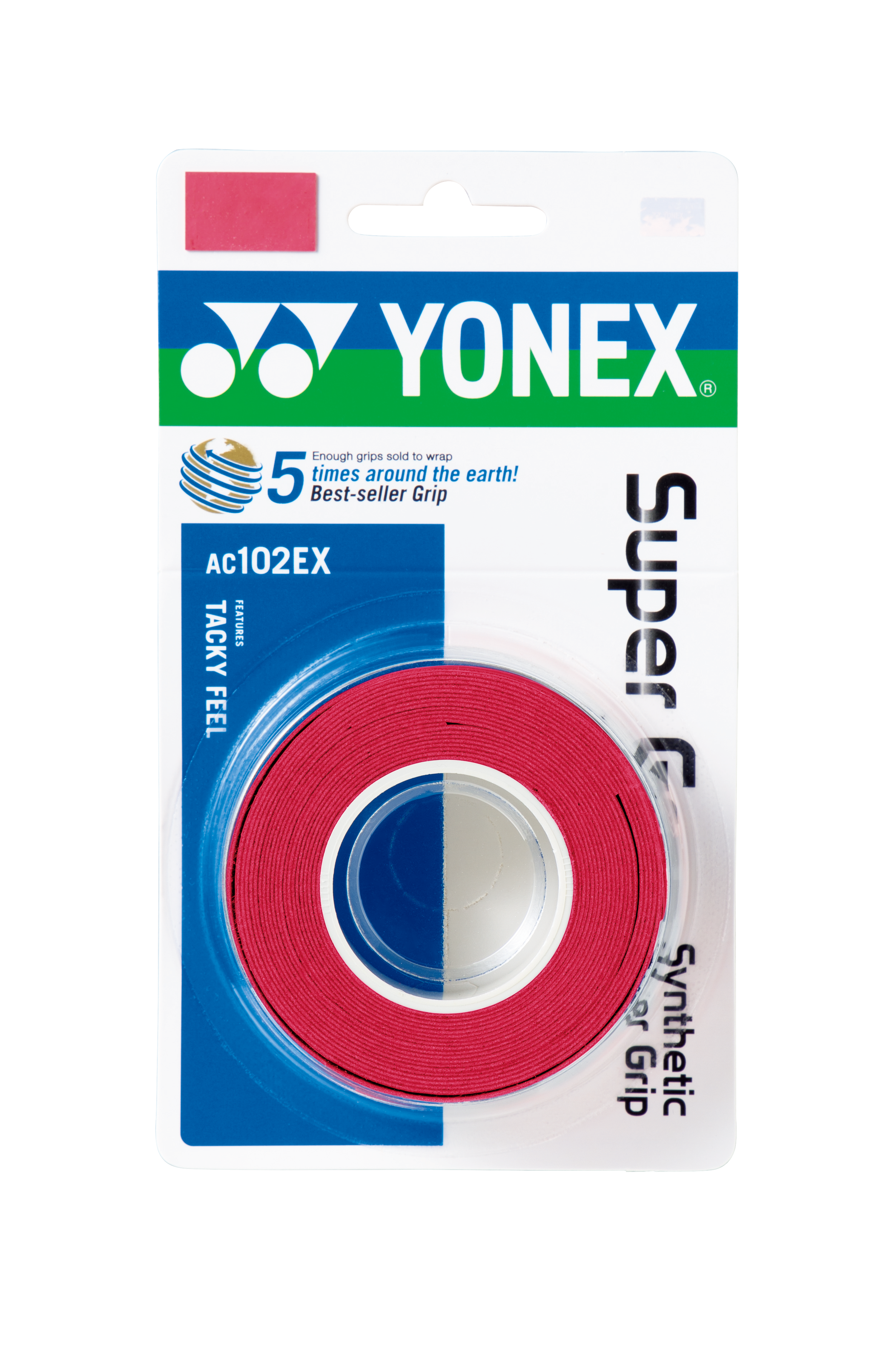 Yonex Super Grap Overgrip (3 Pack) - Premium Tennis & Badminton Grip Tape for Enhanced Sweat Absorption & Comfort - Perfect for Sports, Gym & Racquet Training