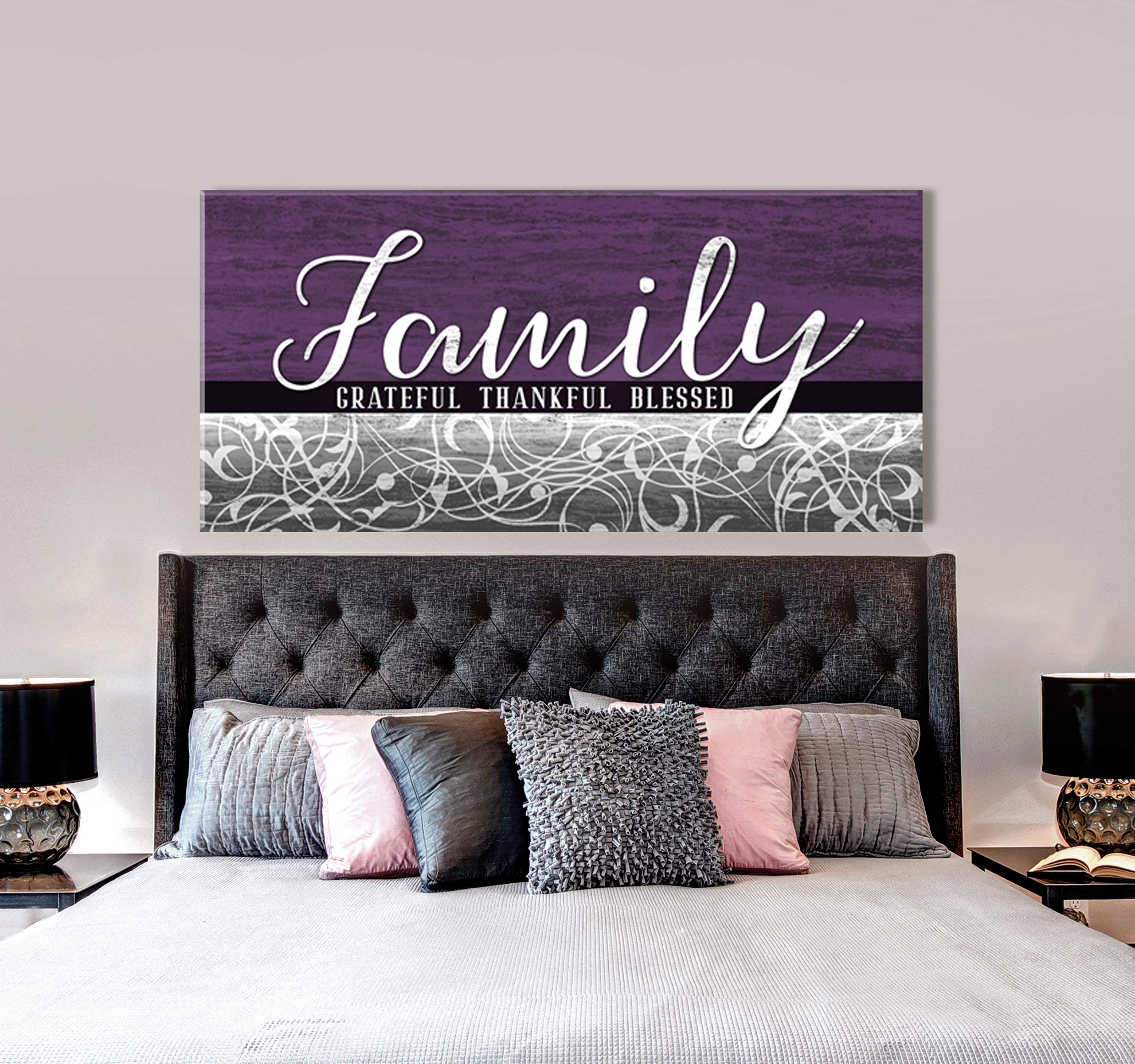 Farmhouse Family Wall Art - Large Canvas Decor for Living Room & Home
