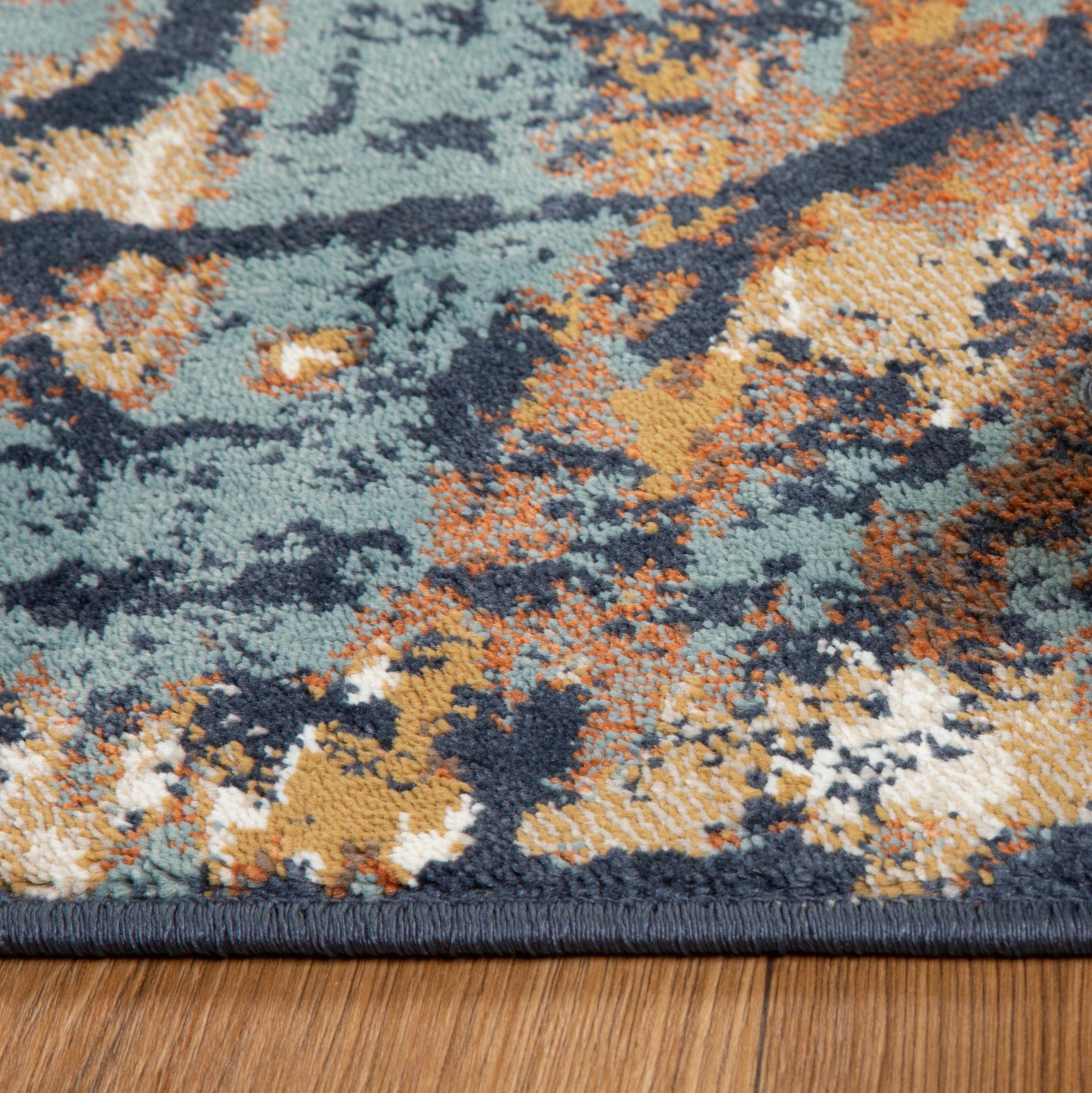 Fifi Modern Branches Indoor Area Rug or Runner - Soft Bohemian Style Carpet for Living Room, Bedroom, Hallway - Perfect for Home Decor & Cozy Spaces
