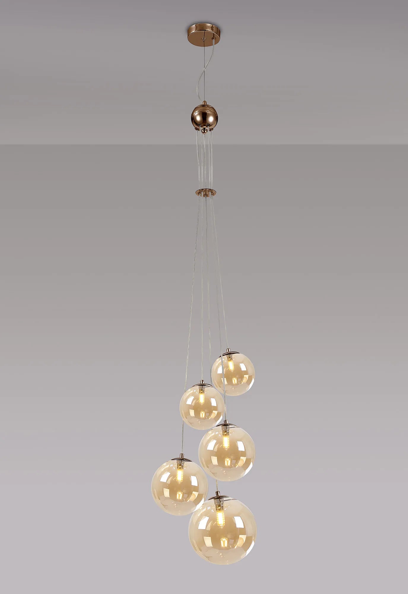 Modern Austin 5-Light Cluster Pendant with G9 Base - Elegant Ceiling Lighting for Dining Room, Kitchen Island, or Entryway