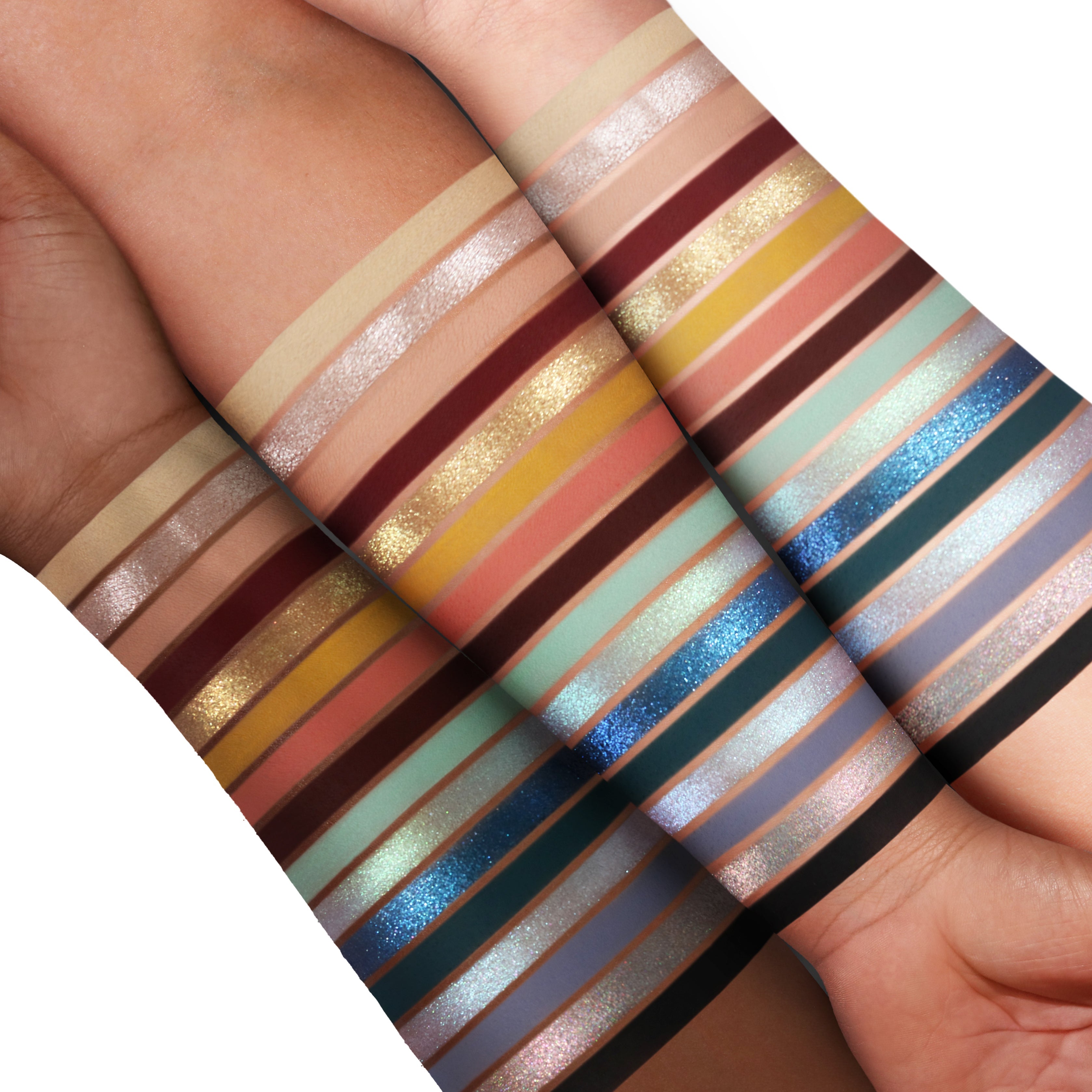Galactic Visitor Eyeshadow Palette - 12 Vibrant Colors, Long-Lasting & Pigmented for Stunning Makeup Looks | Perfect for Party, Halloween, Cosplay & Night Out