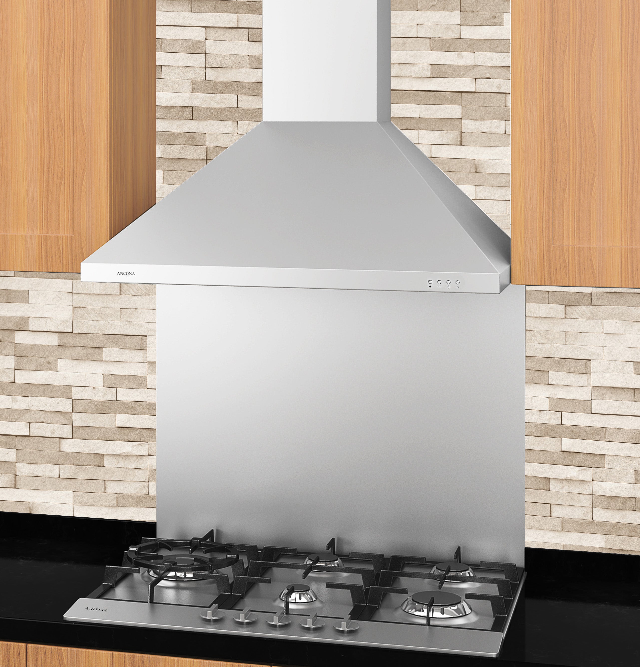 30 in. Rapido IV 630 CFM Stainless Steel Range Hood - Powerful Kitchen Ventilation for Gas & Electric Stoves - Ideal for Home Cooking, Grilling & Heavy Duty Use