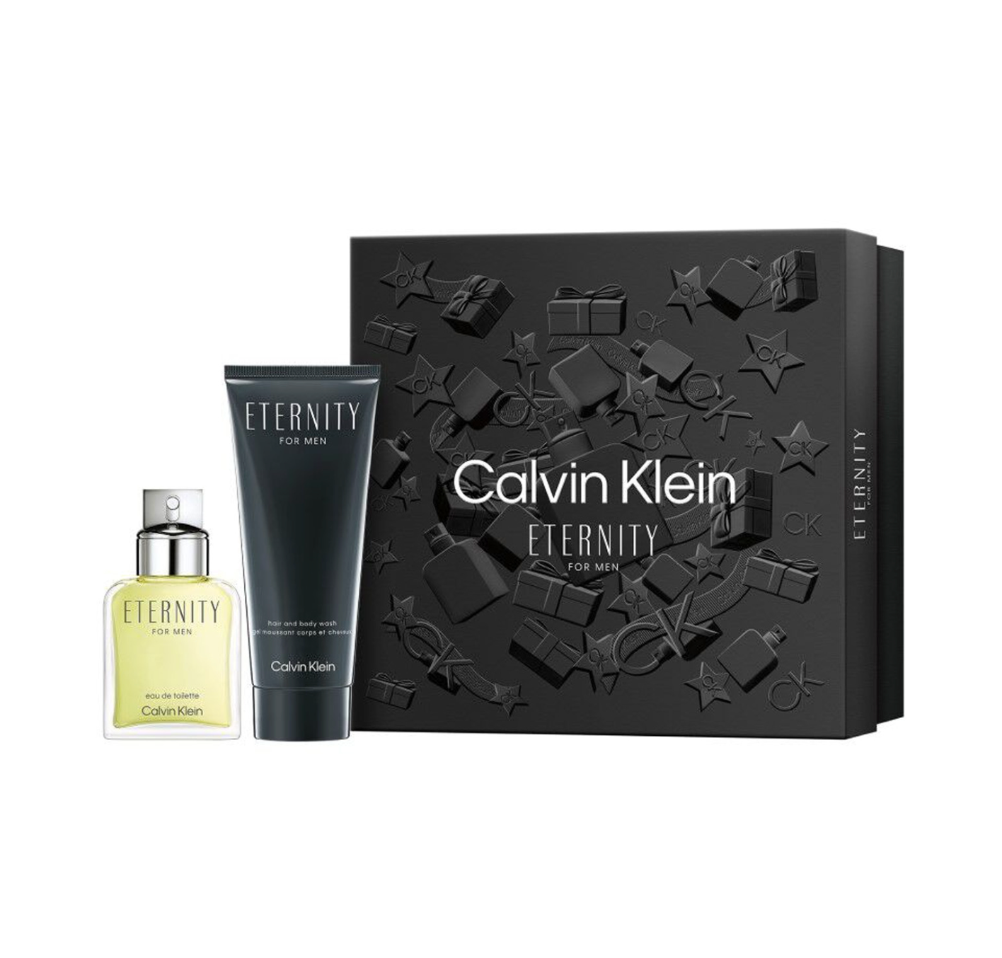 Calvin Klein CK Eternity for Men 2-Piece Gift Set - 50ML Eau de Toilette Spray & 100ML Hair & Body Wash | Perfect Valentine's Day Gift & Anniversary Present for Him