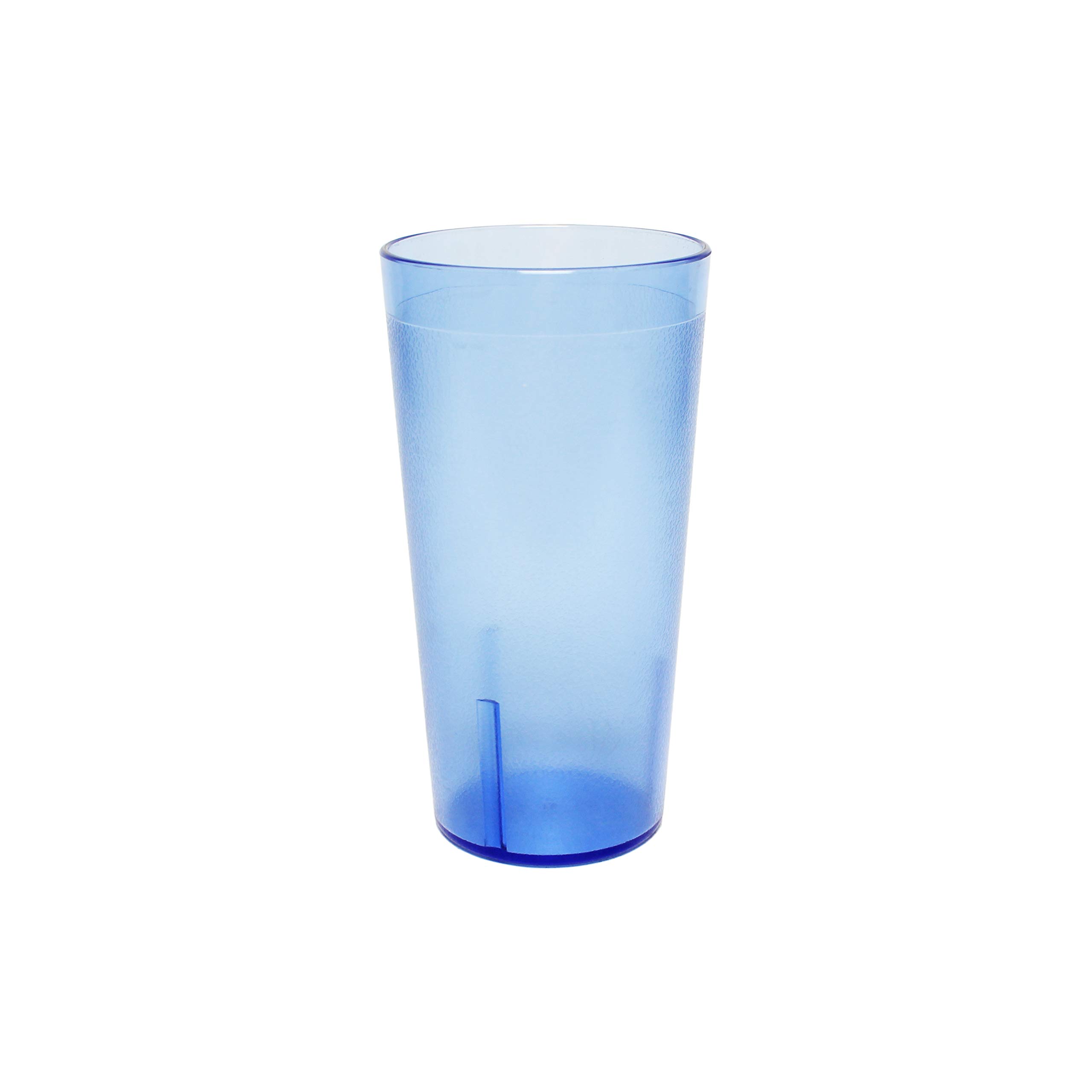 12Oz Blue Tumblers for Restaurants - Bulk Pack of 36 | Durable Drinkware for Coffee, Iced Beverages & Smoothies