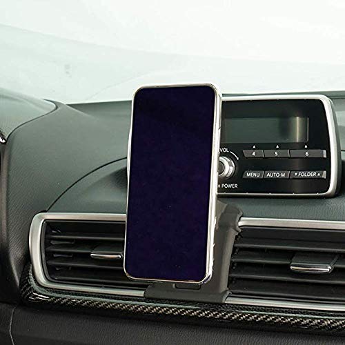 BEERTE Universal Adjustable Air Vent & Dashboard Car Phone Holder - Compatible with Mazda 3 2017-2019 & All 4-6.5 Inch Smartphones - Strong Magnetic Mount for Safe Driving & Easy Navigation