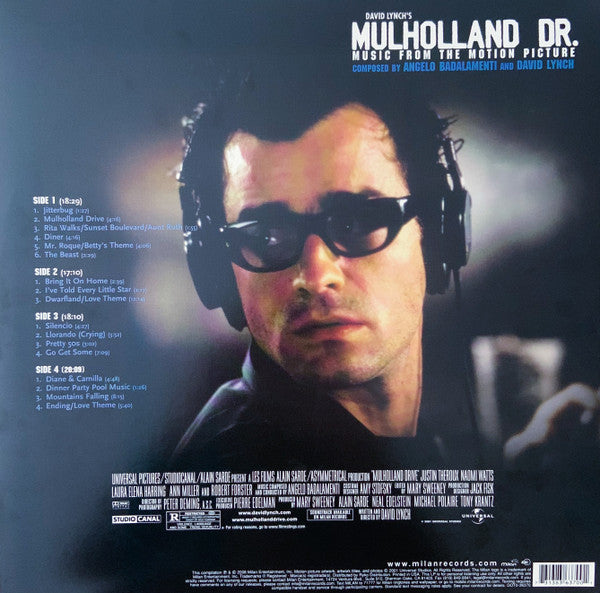 Angelo Badalamenti & David Lynch - Mulholland Dr. Motion Picture Soundtrack (2xLP Vinyl Record Album, Compilation, Reissue, Near Mint Condition) - Perfect for Jazz Enthusiasts and Film Music Collectors