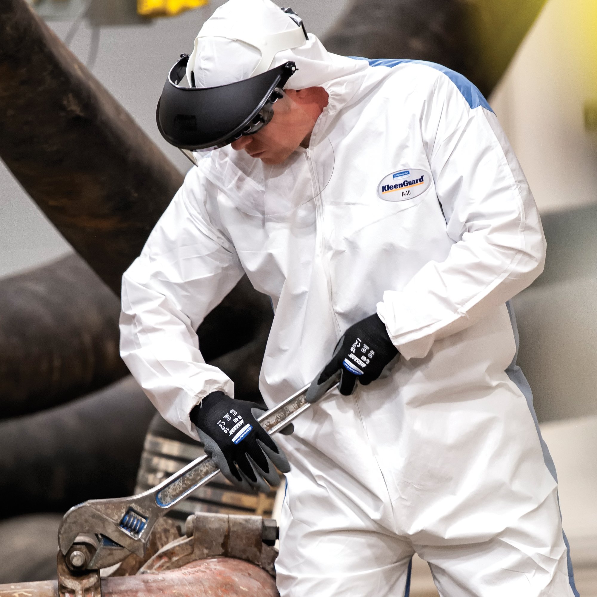 KLEENGUARD Men's Industrial Work Gloves - Durable Safety Gloves for Construction, Mechanics & Heavy Duty Work - Perfect for DIY Projects, Warehouse & Workshop Use