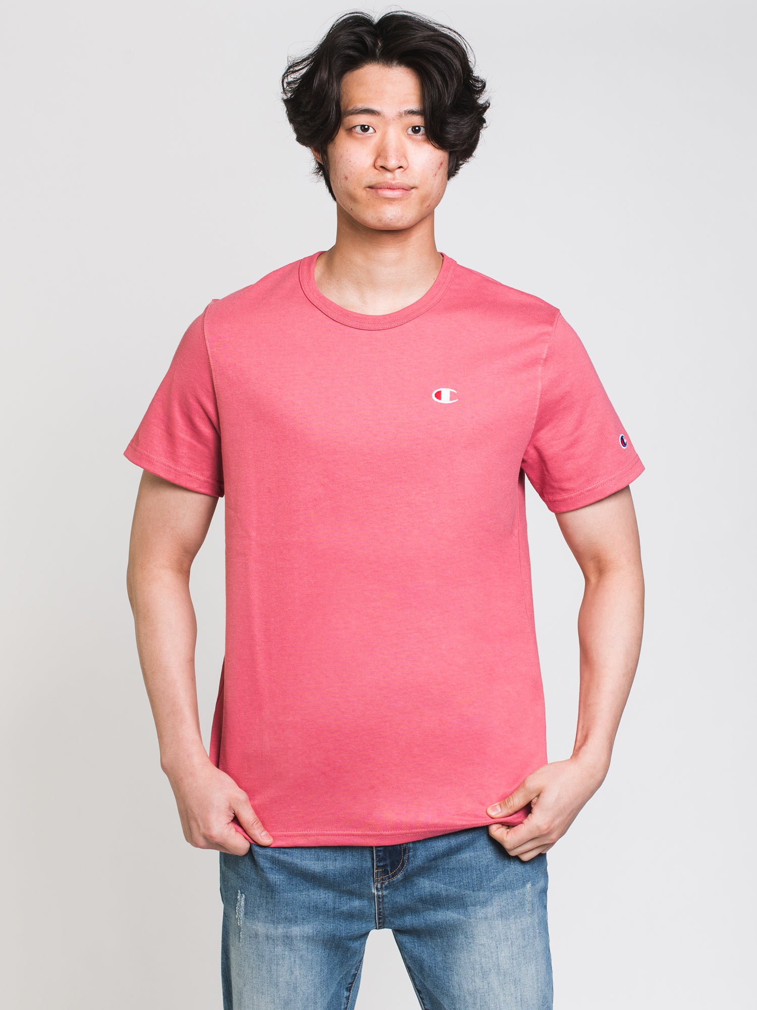 Champion Heritage Men's Graphic T-Shirt - Soft Cotton Short Sleeve Tee for Casual Wear & Gym Workouts | Clearance Sale