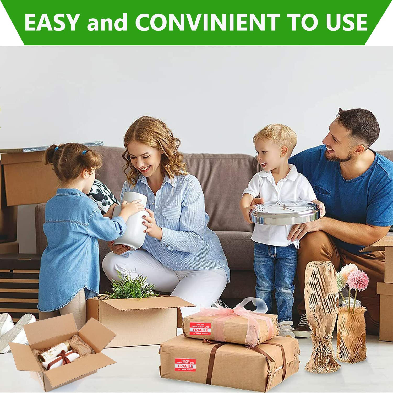 Eco-Friendly Honeycomb Packing Paper Roll 12