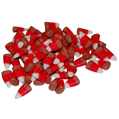 Caramel Apple Candy Corn - 1 LB Resealable Standup Bag - Traditional Halloween Candy with Caramel Apple Flavor - Bulk Autumn Treats for Parties, Trick-or-Treating & Fall Festivities