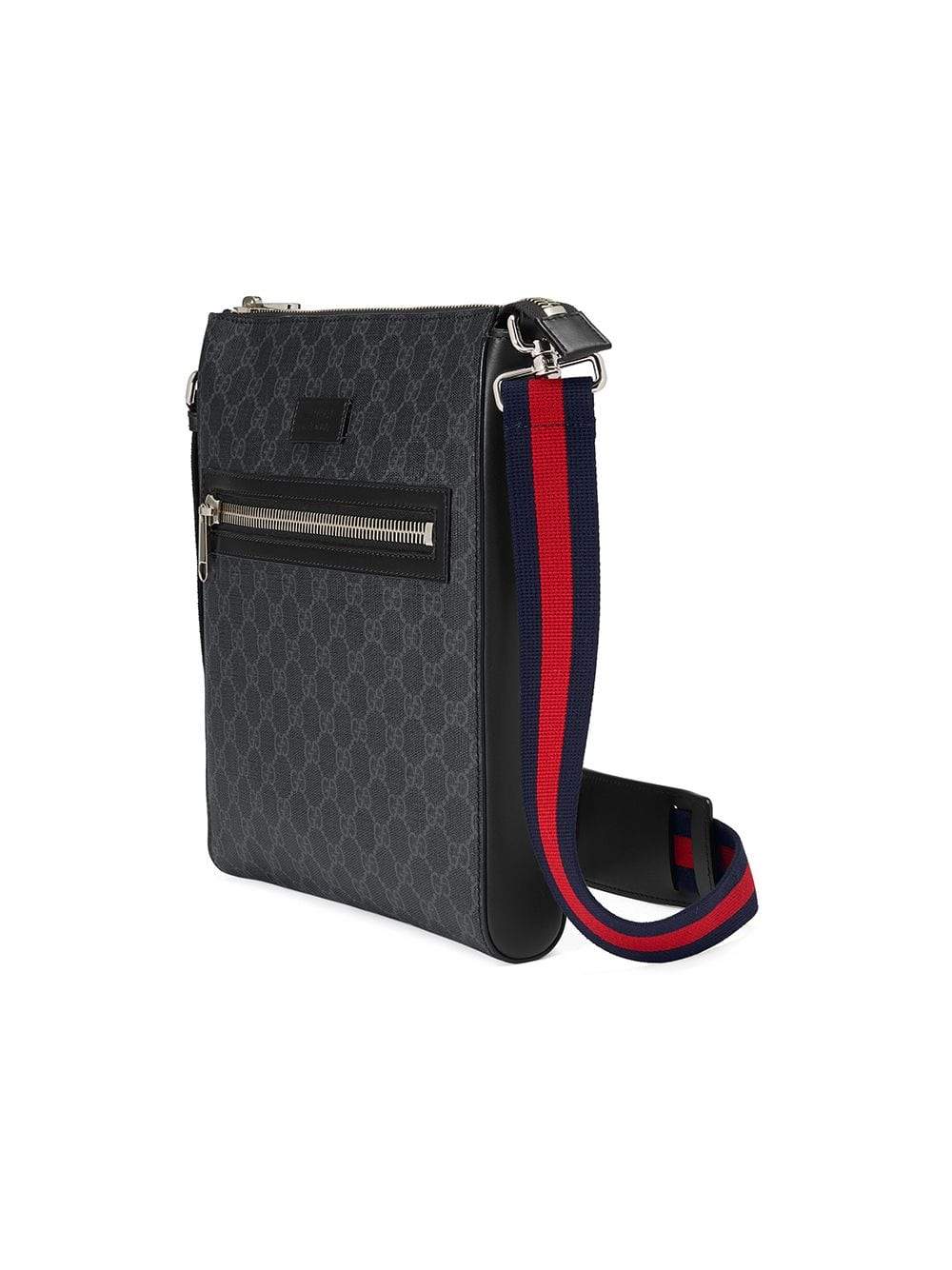 Gucci GG Supreme Messenger Bag for Men & Women - Luxury Crossbody Shoulder Bag - Perfect for Travel, Work & Everyday Use