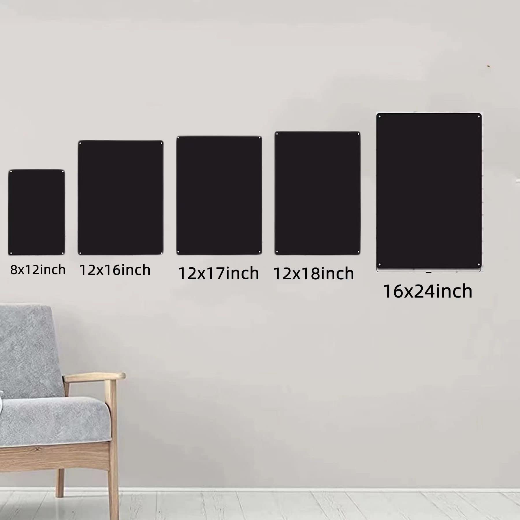 Basic Electrical Metal Signs 12x16in - Office & Home Wall Decor Guide
