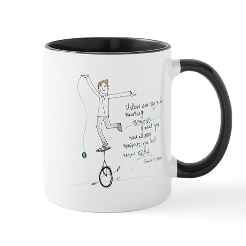 White/Black Inside - Keep Learning Mug
