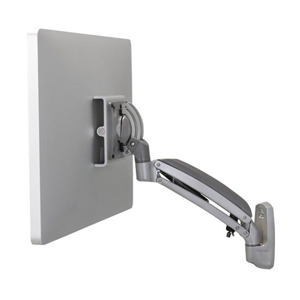 Chief K1 Silver Wall Mount Single Monitor Arm - Adjustable 1L Display Stand for Home Office, Gaming & Workspace Setup