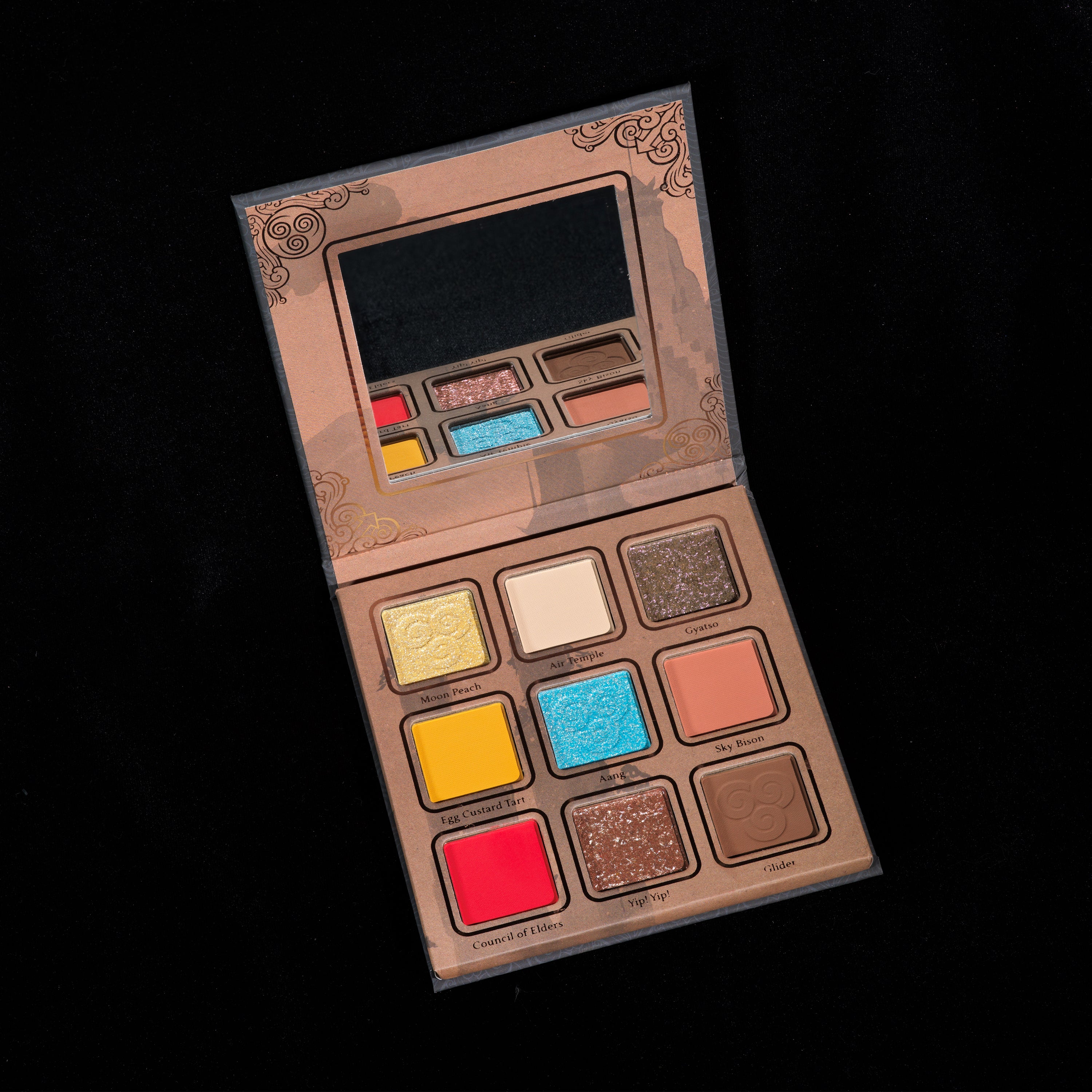 Avatar The Last Airbender Inspired Air Eyeshadow Palette - 12 Vibrant Colors for Everyday & Cosplay Makeup | Cruelty-Free & Vegan