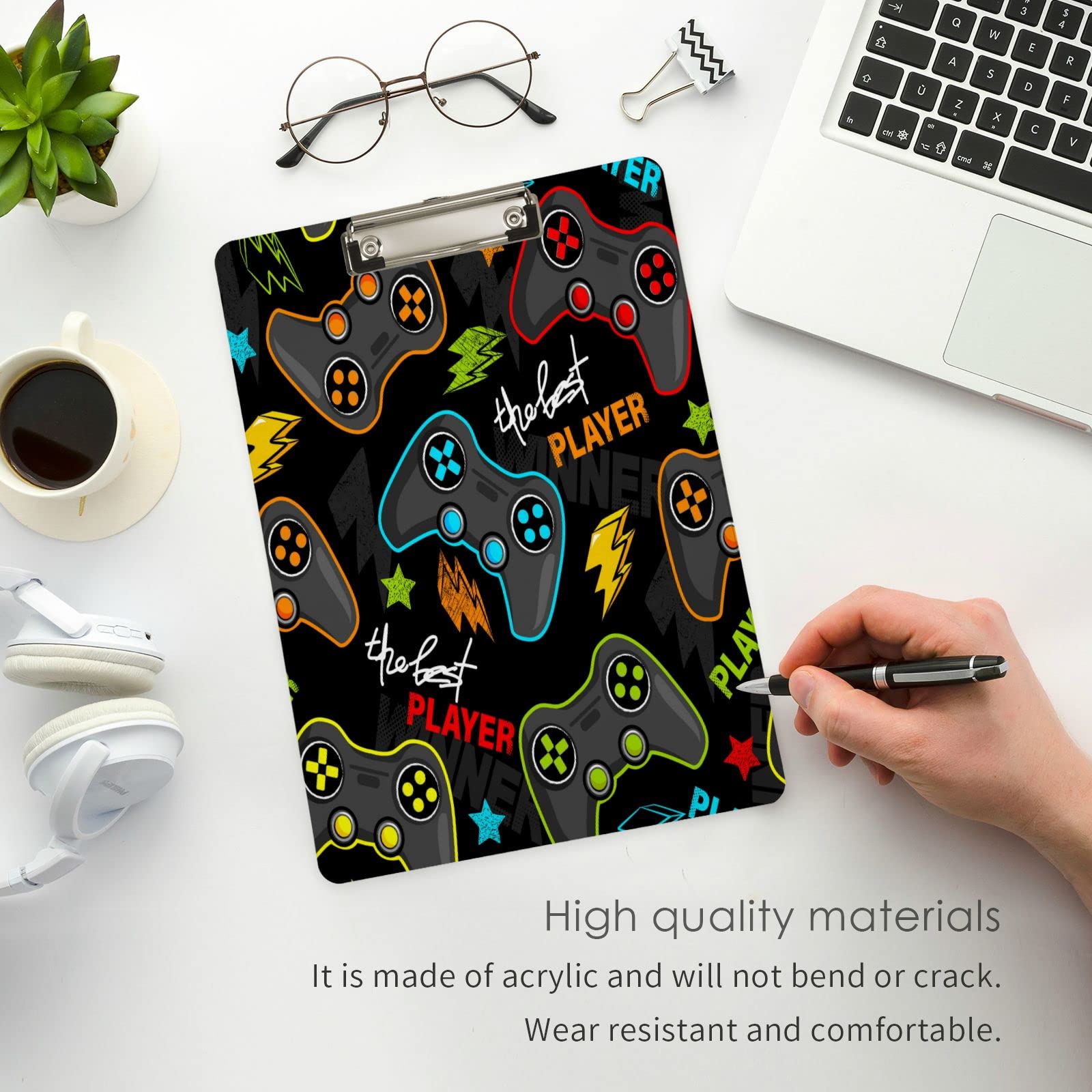 A4 Acrylic Clipboard with Metal Clip - 9