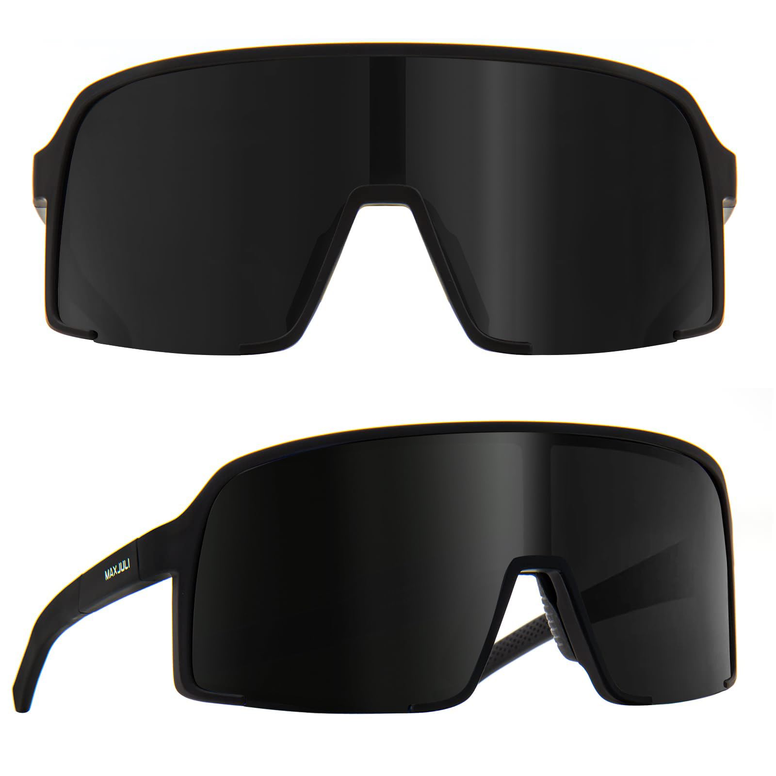 MAXJULI Polarized Sunglasses for Men & Women - UV400 Protection, Windproof Sports Sunglasses for Cycling, Running, Outdoor Activities - Perfect for Driving, Beach & Summer Adventures