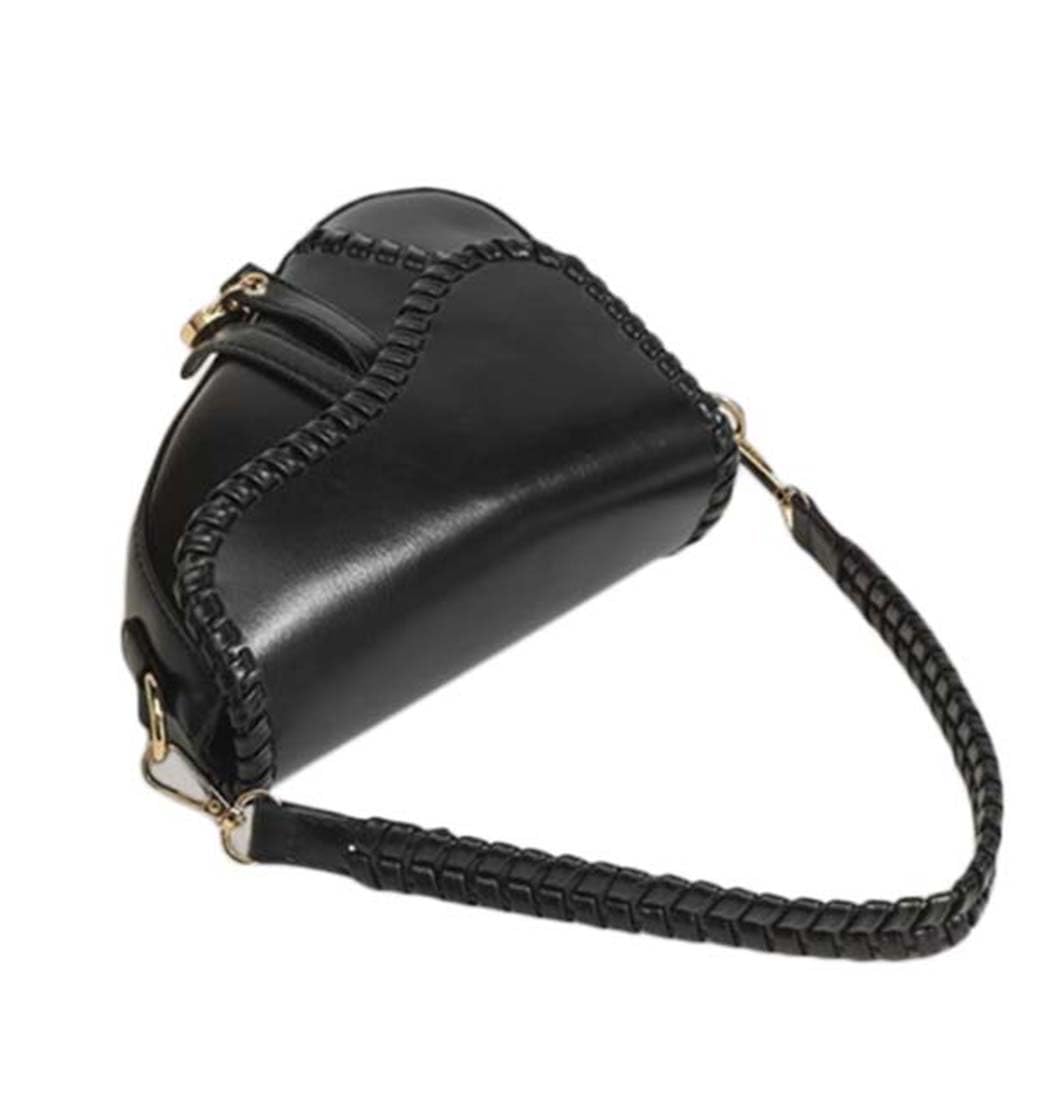 PURFANREE Women's Trendy Saddle Shoulder Bag - Stylish Clutch Purse, Underarm Handbag & Crossbody Satchel for Work, Travel & Evening Out