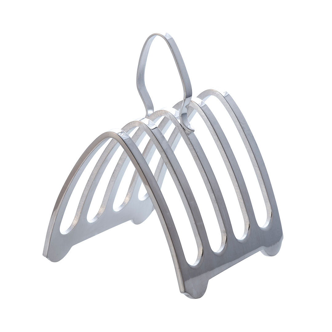 Vintage English Silver Plated Cathedral Toast Rack - Elegant Breakfast Tableware for Tea Parties & Brunch