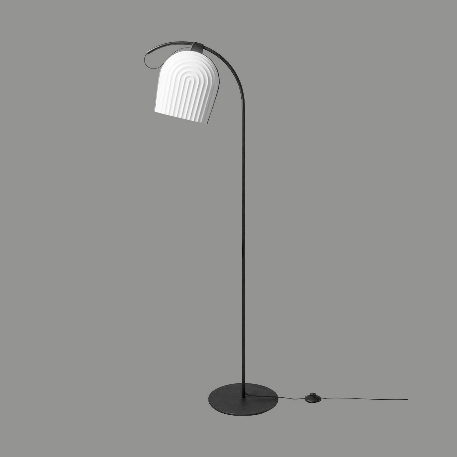 Modern Arc Floor Lamp for Living Room - Adjustable LED Standing Light with Remote Control, Perfect for Reading, Lounge & Bedroom Decor