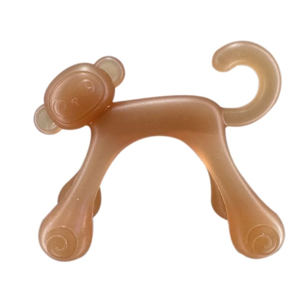 Baby Monkey Teether - 100% Safe Nano Silicone, Easy Grip, Boilable & Dust Resistant for Infants | Perfect for Soothing Sore Gums During Teething, Playtime & Travel