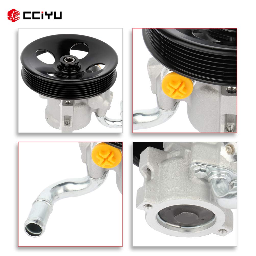 CCiYu Power Steering Pump Replacement for 2004-2007 Chevrolet Optra, 2005-2007 Suzuki Forenza & Reno - 20-807 Power Steering Assist Pump - Smooth Steering Performance for City Driving & Highway Commutes