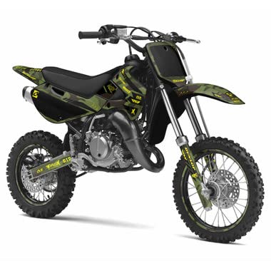 2008-2025 Suzuki DRZ 125 Apache Green Senge Graphics Complete Kit - Full Body Decal Sticker Set for Off-Road Dirt Bike Motocross Racing & Trail Riding