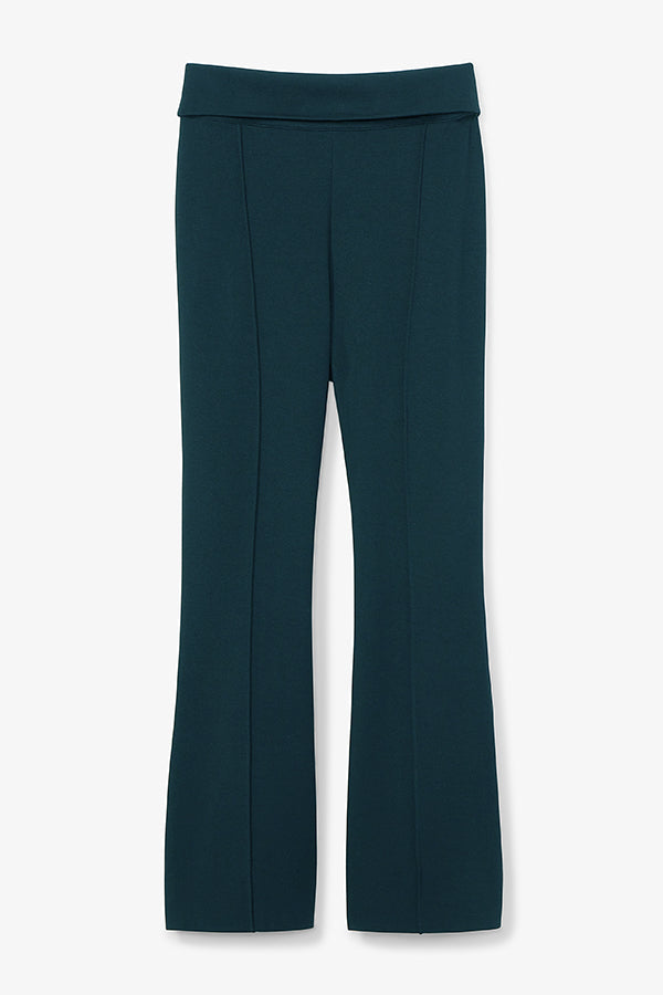 Shiloh Washable Ponte Pants for Women - Comfortable Stretch Trousers in Deep Sea Blue | Perfect for Office, Travel & Casual Wear