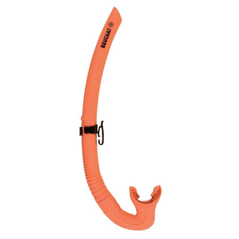 Beuchat SPY Orange Snorkeling Mask - Comfortable & Durable for Scuba Diving, Swimming & Underwater Exploration