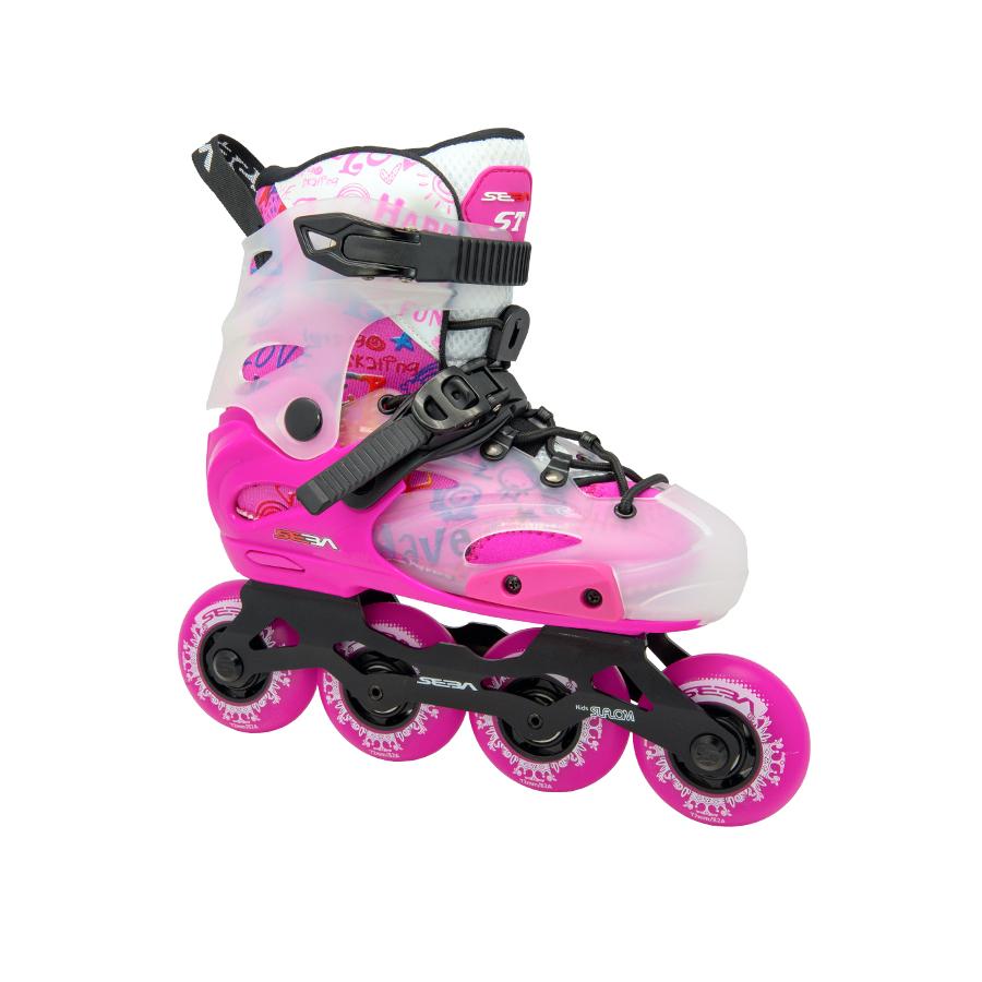 Seba ST MX Adjustable Inline Skates for Adults - Pink Rollerblades for Fitness, Outdoor & Indoor Skating - Perfect for Beginners & Advanced Skaters