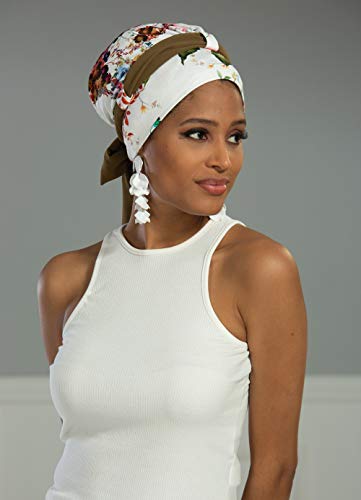 Stylish Cotton Turban Head Wrap for Women - Soft & Breathable Hair Scarf - Perfect for Yoga, Beach, or Everyday Fashion Accessory
