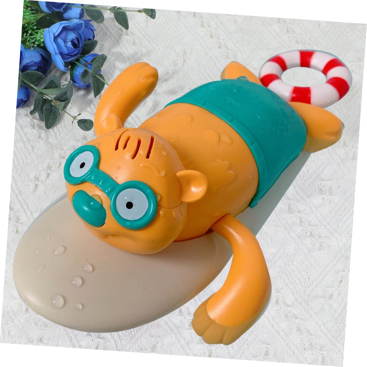 VICASKY 3 Pack Wind Up Bath Toys - Cute Swimming Turtle Animal Toys for Kids, Waterproof Clockwork Bathtub Toys for Toddlers - Perfect for Bath Time Fun, Pool Parties & Sensory Play