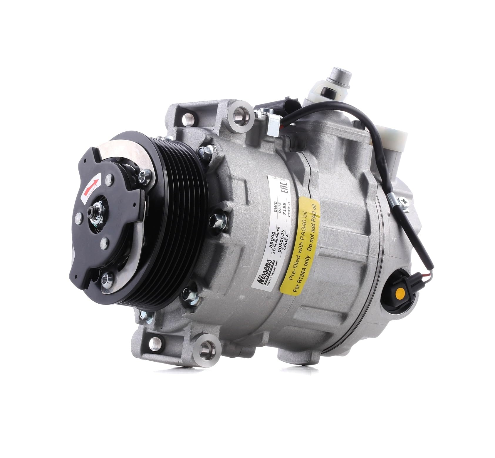 Nissens A/C Compressor Replacement for 2016-2019 Mercedes Sprinter 2500 3.0L Diesel - 89090 | High-Performance Auto Air Conditioning Part | Perfect for Summer Road Trips & Commercial Van Cooling