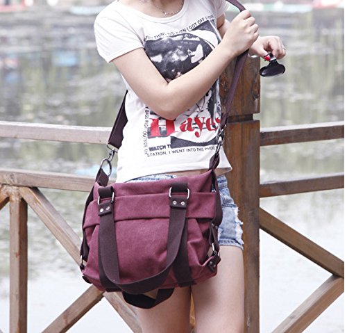 Eco-Friendly Canvas Shoulder Messenger Bag - Crossbody Hobo Style Tote for Travel, Work & Daily Use - Perfect Christmas Gift for Women & Men