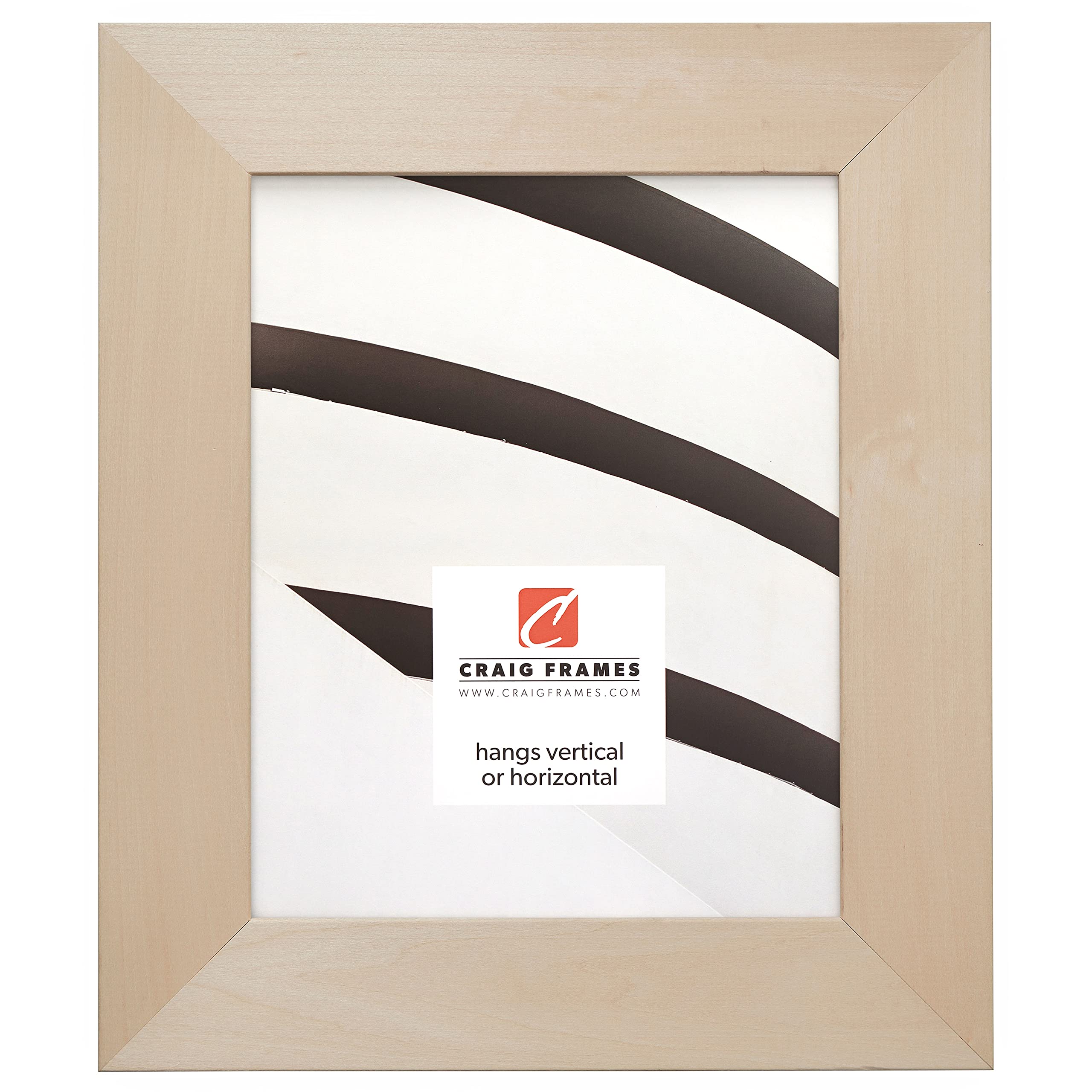 11x14 Inch DIY Unfinished Wood Picture Frame - Natural for Wall Art & Photos