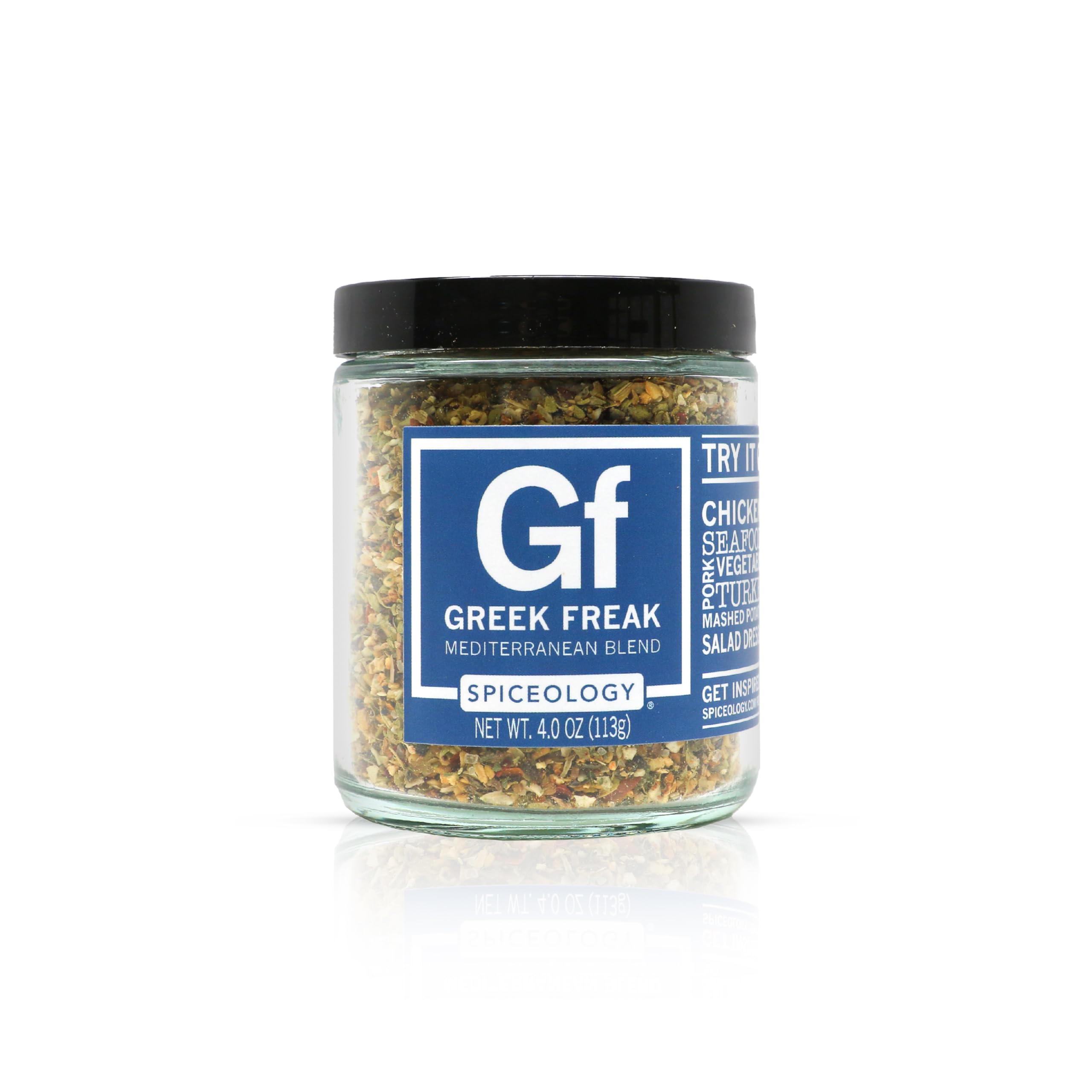 Greek Freak Mediterranean Seasoning - Chef-Crafted Herbs & Spices for Chicken, Gyros, Pasta | Perfect for Grilling & Mediterranean Cuisine