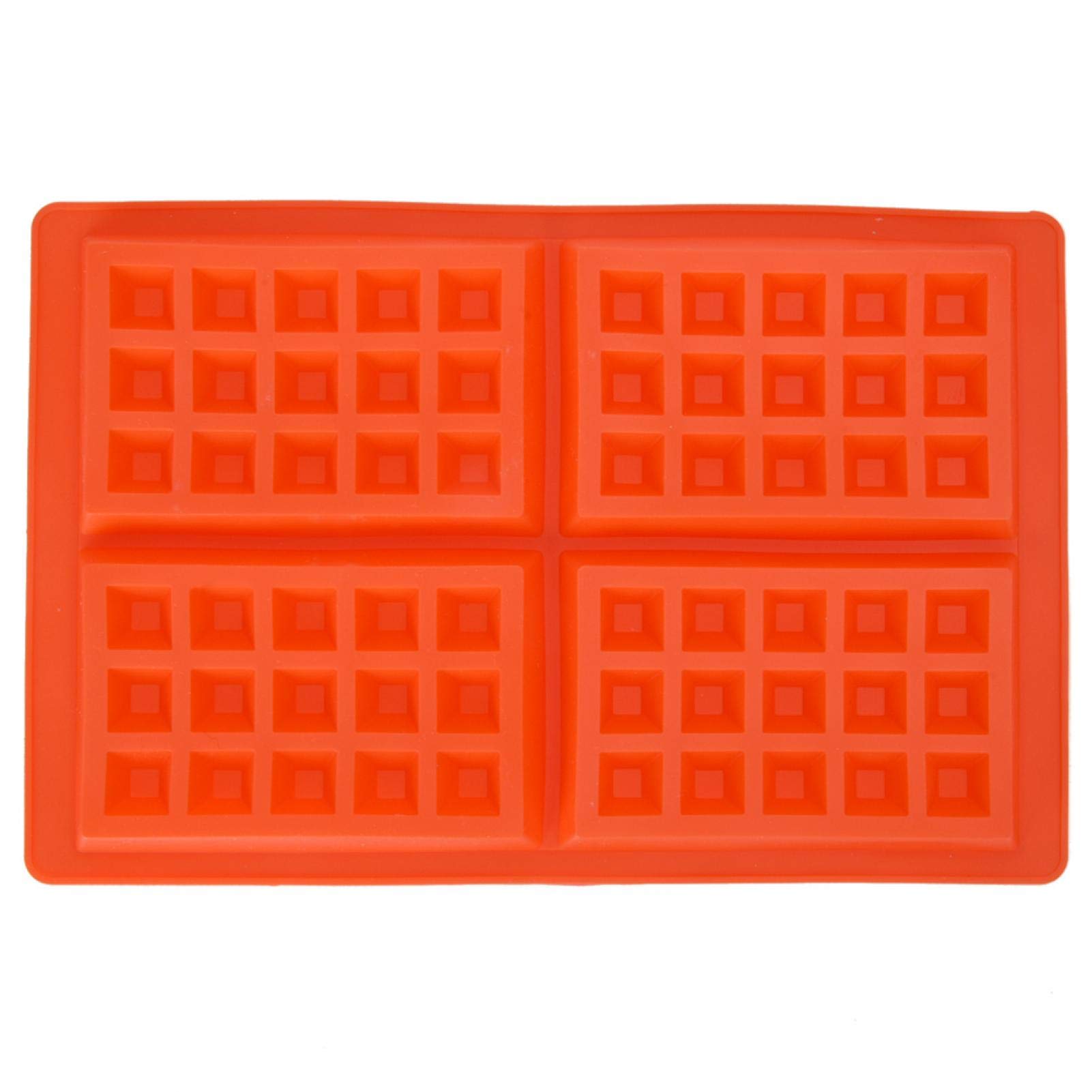 Non-Stick Silicone Waffle Mold - 4/5 Cavity Baking Pan for Cakes, Muffins & Chocolate - Perfect for Home Baking, Party Desserts & DIY Treats