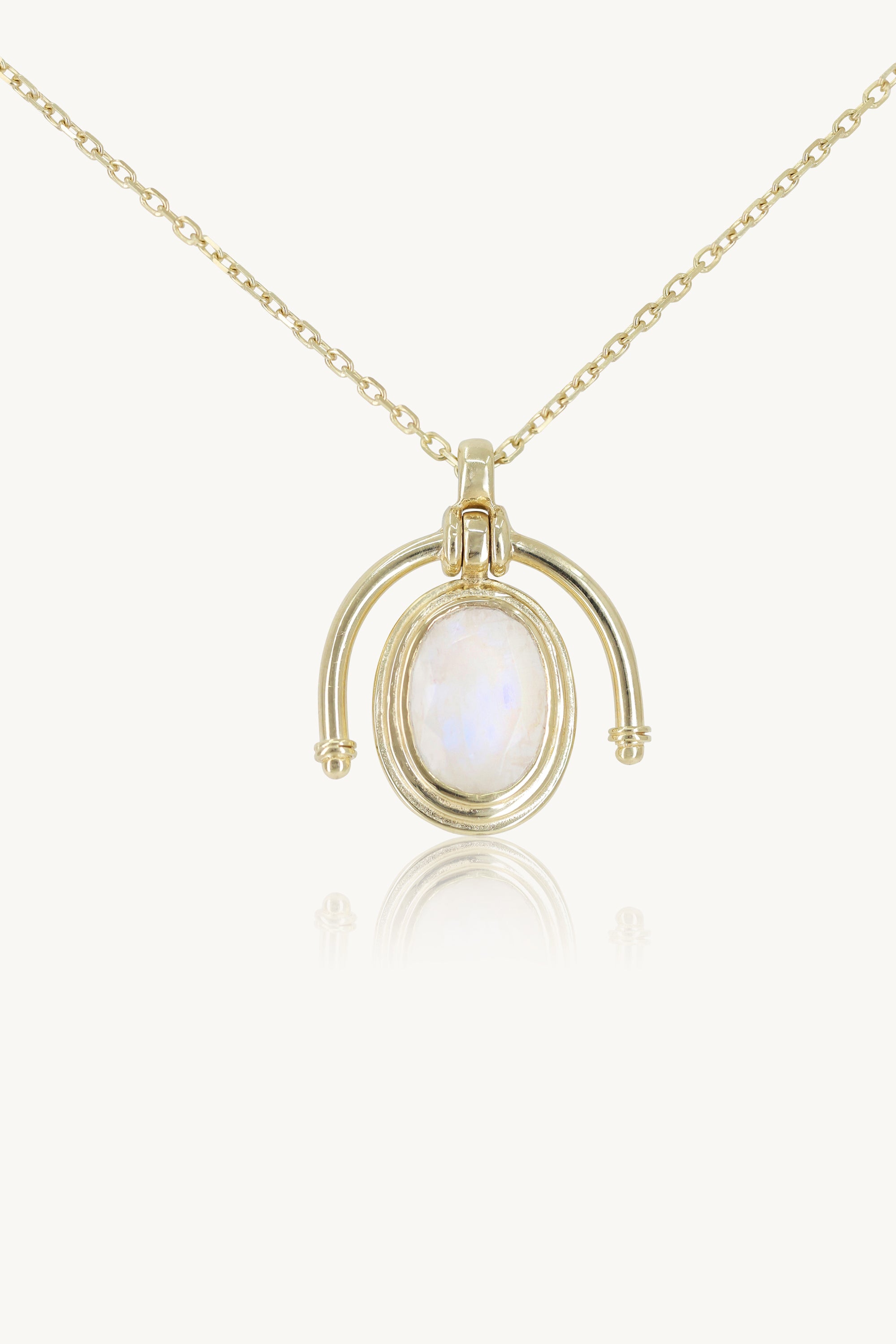 Elegant Muse Moonstone Gold Necklace for Women – Perfect for Weddings, Parties & Everyday Wear