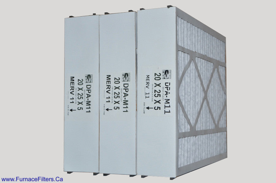 Trion/Air Bear 4501 Replacement Air Filter 20x25x5 (Actual Size 19 5/8 x 24 3/16 x 4 15/16) MERV 11 - Case of 3 - Perfect for HVAC Systems, Home Air Purifiers & Commercial Ventilation