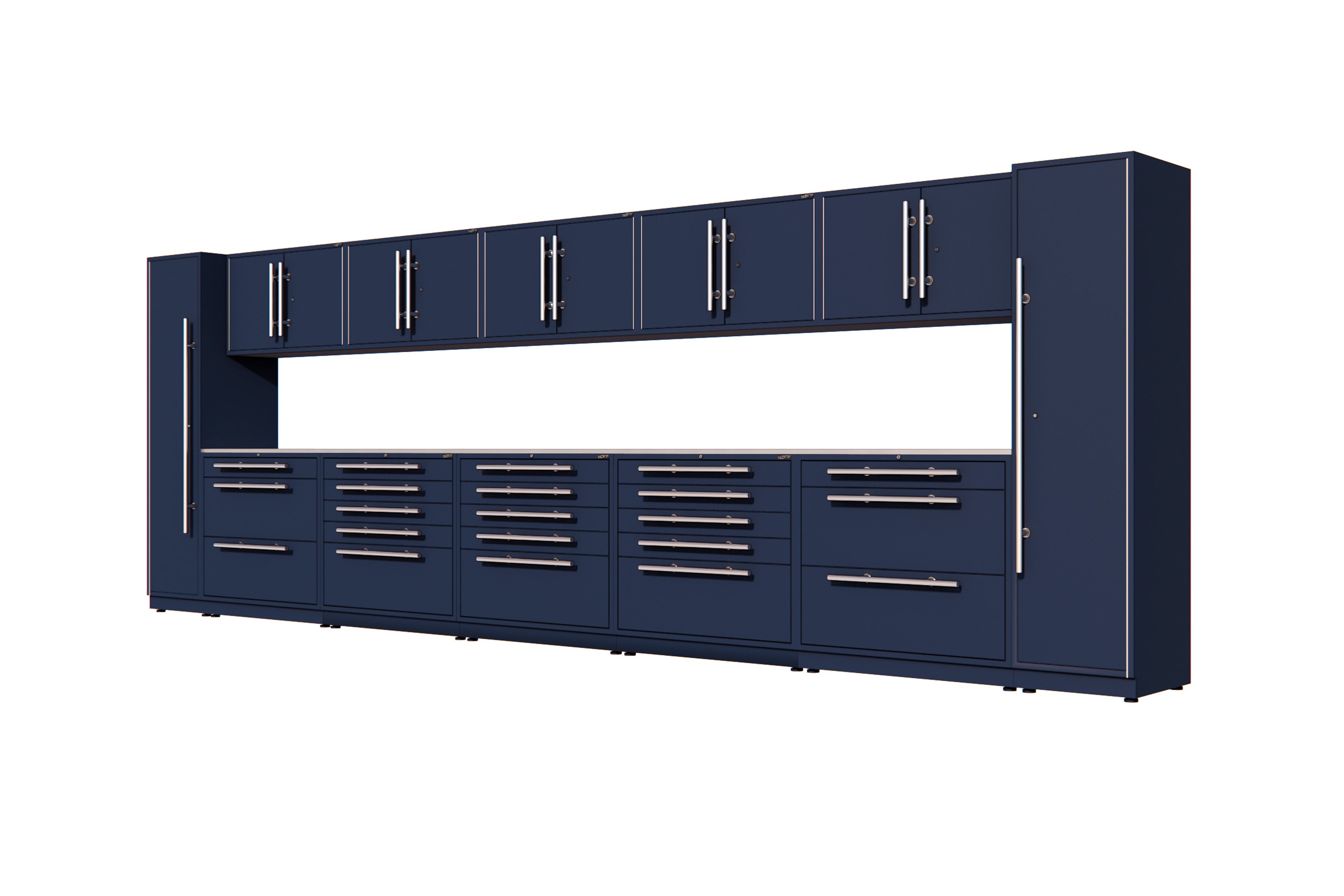 ProSlat LUX 240 Single Door Locker Preconfigured Array - Heavy Duty Metal Storage Locker for Gym, School & Workplace Organization