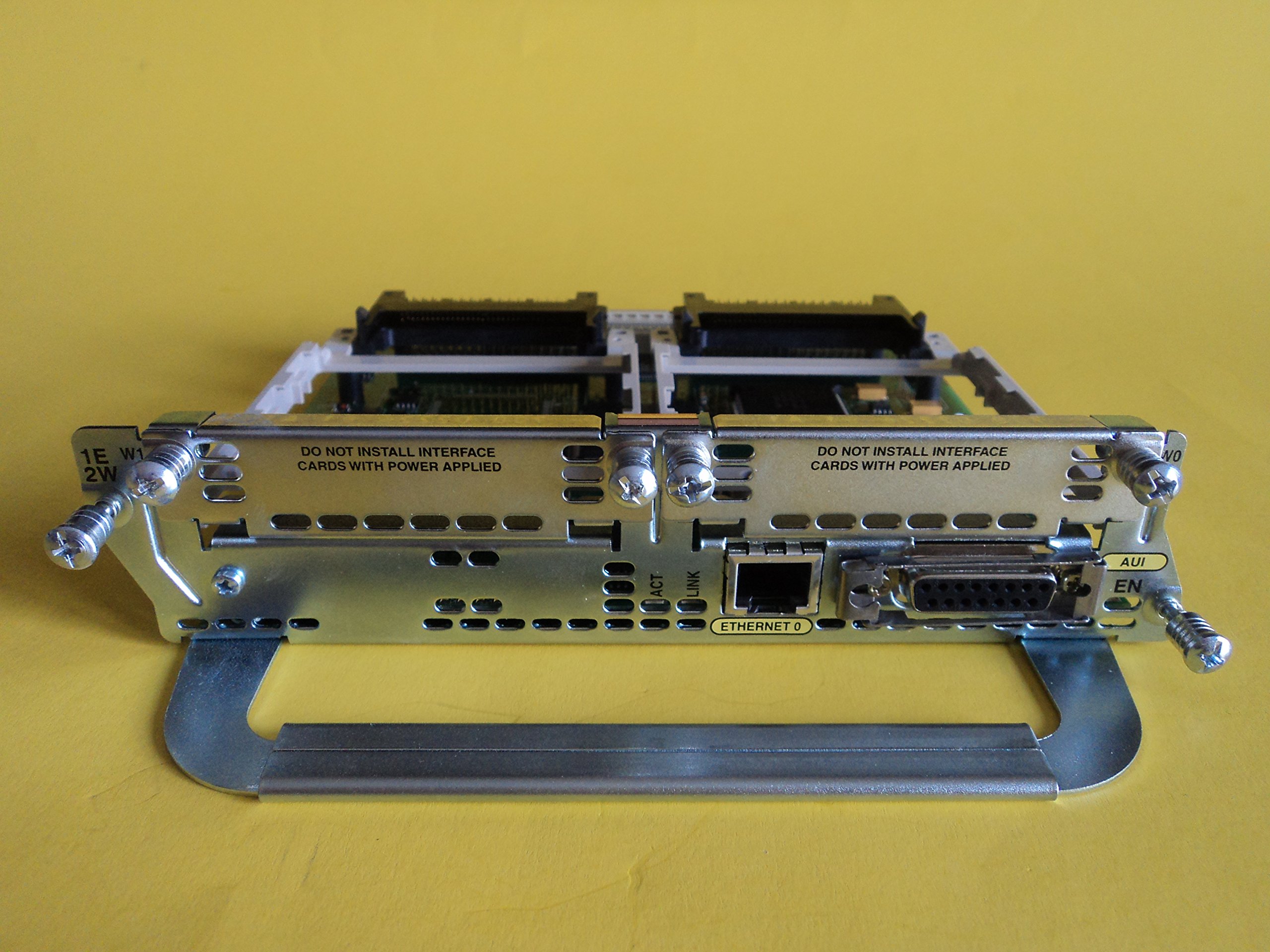 Cisco NM-1E2W Network Module with 1 Ethernet Port and 2 WIC Slots for Business Networking & Enterprise Solutions - Ideal for Office Routers, Data Centers & Network Expansion