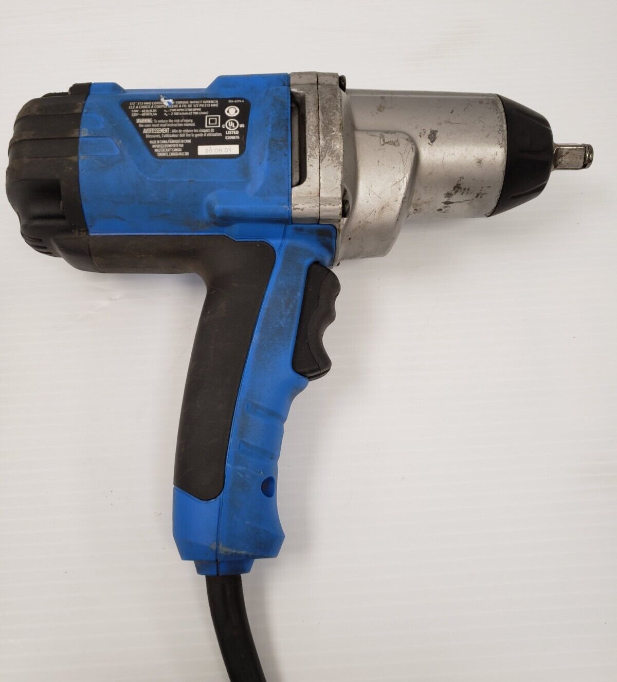 Motomaster 054 4275 4 Impact Wrench - Heavy Duty 1/2