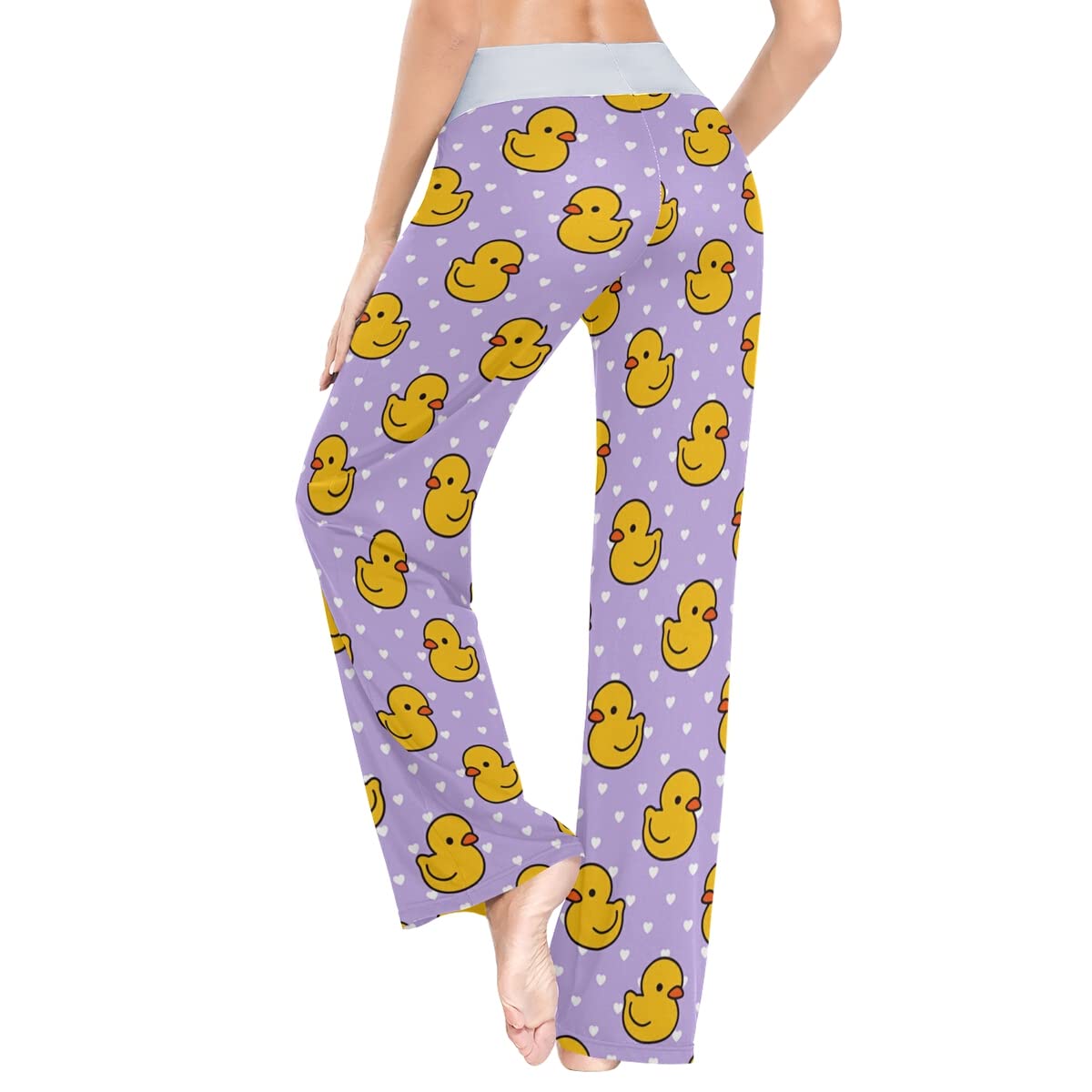 Women's Loose Casual Comfy Pajama Pants with Drawstring - Soft Palazzo Wide Leg Lounge Pants for Sleep, Yoga & Home Relaxation