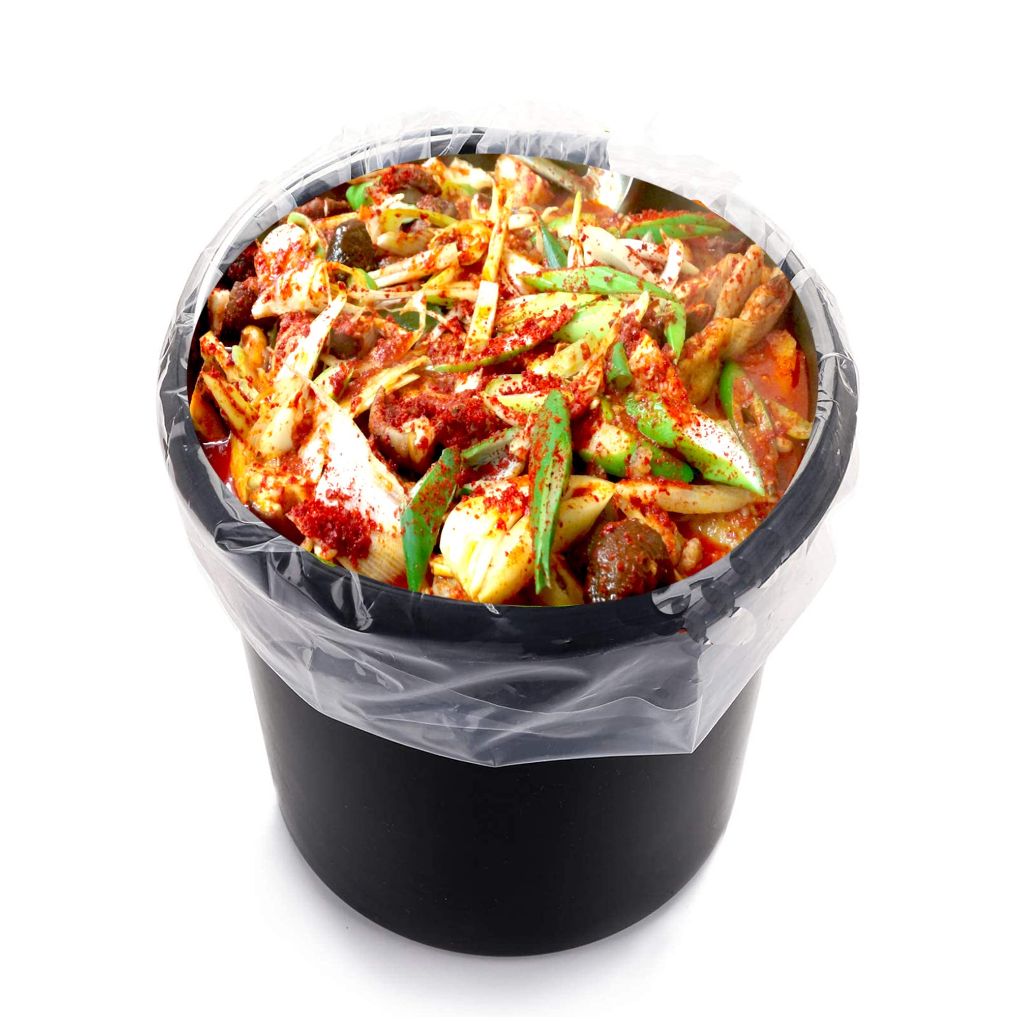 5 Gallon Food Grade Bucket Liner Bags - Heavy Duty Leak Proof for Marinating, Brining & Storage | 20 Pack | Ideal for Pickling, Fermenting & Bulk Food Organization