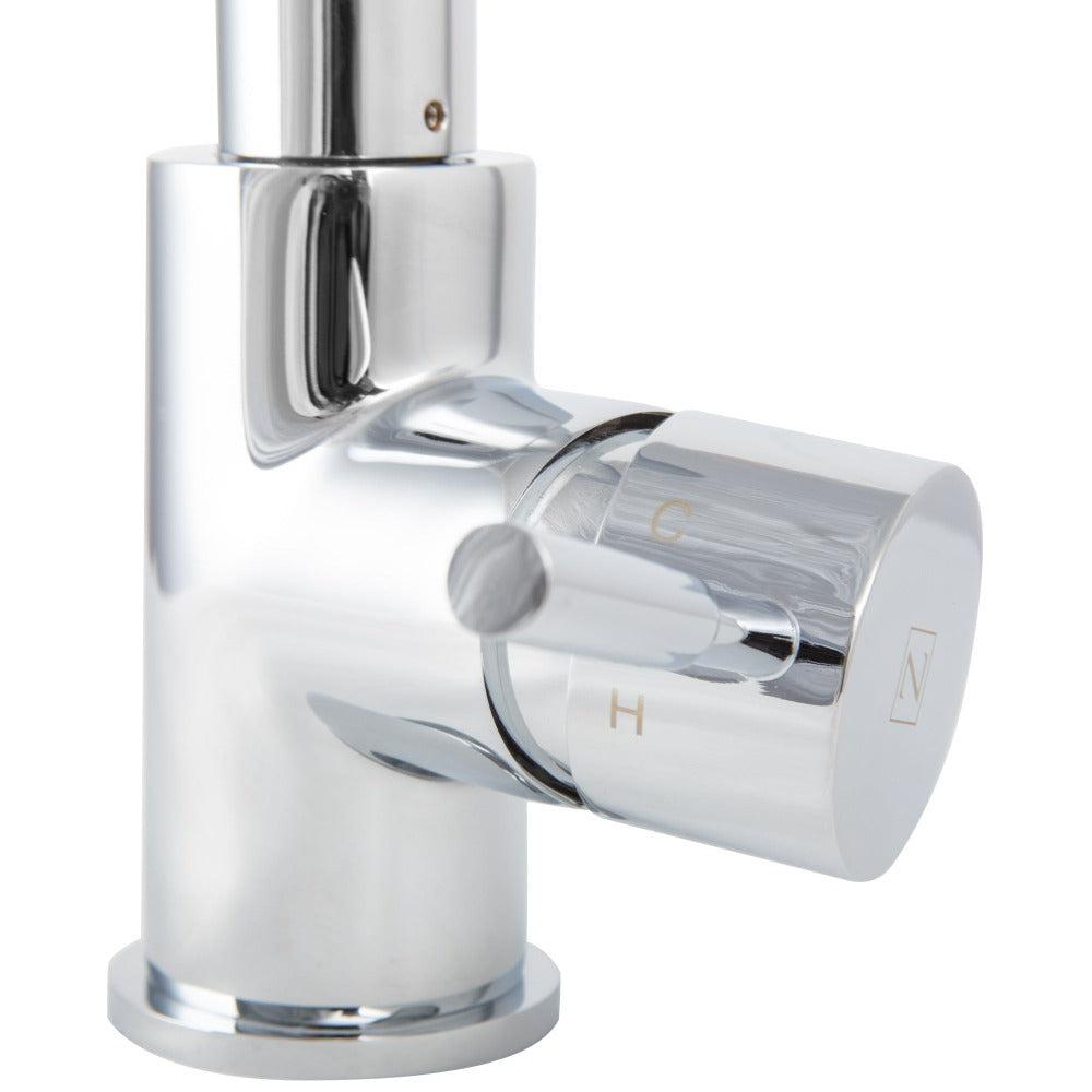 ZLINE Gemini Pull Down Single Handle Kitchen Faucet in Chrome - High Arc Spout, Durable Stainless Steel, Easy Installation for Modern Kitchens (Perfect for Washing Dishes, Filling Pots & Daily Kitchen Tasks)